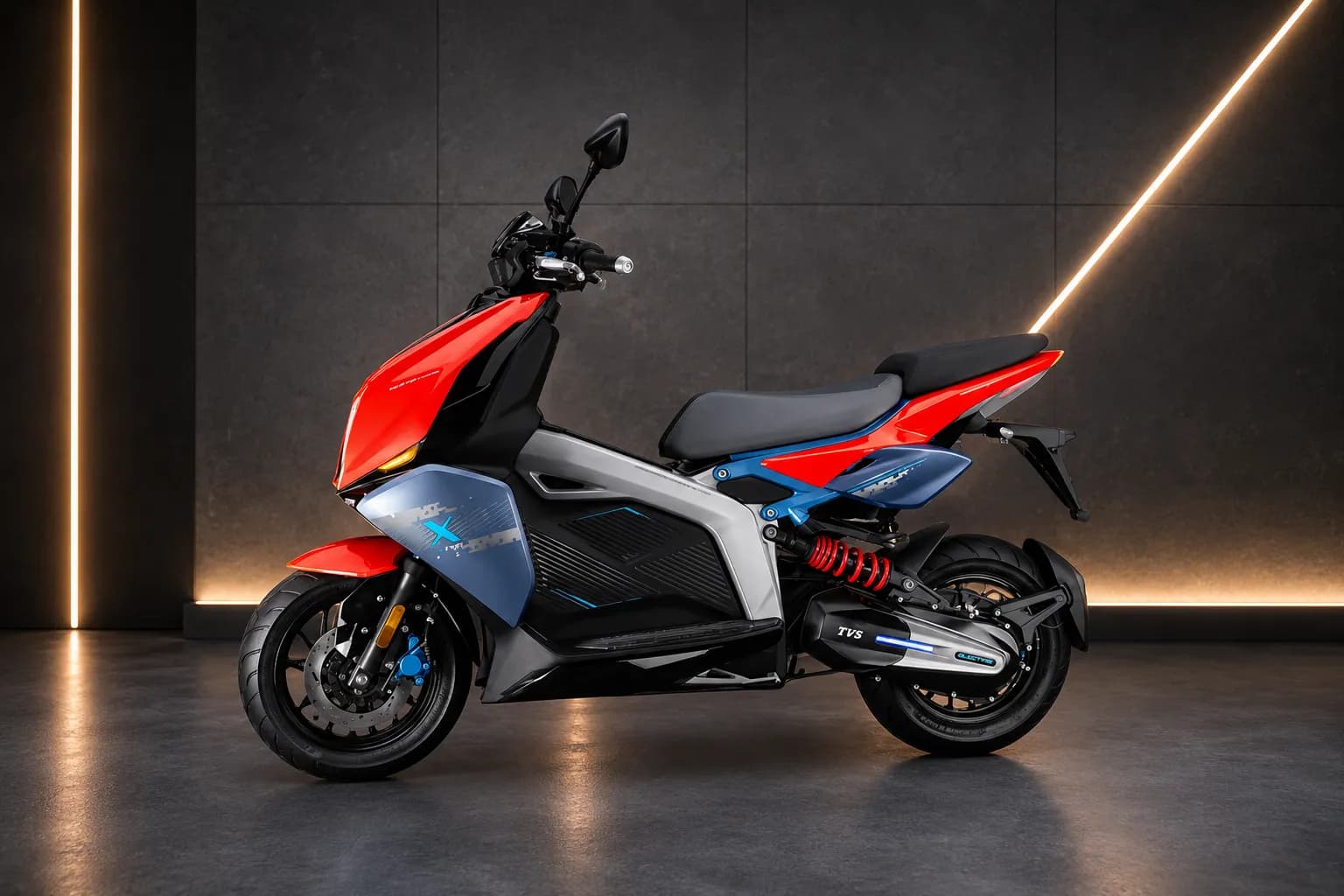 TVS X Left Side View