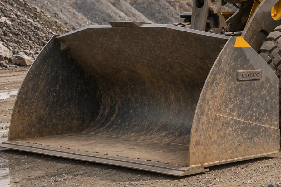 Volvo L120H Bucket View
