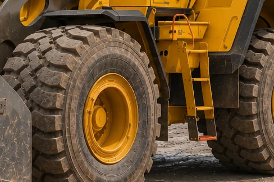 Volvo L120H Stairs View
