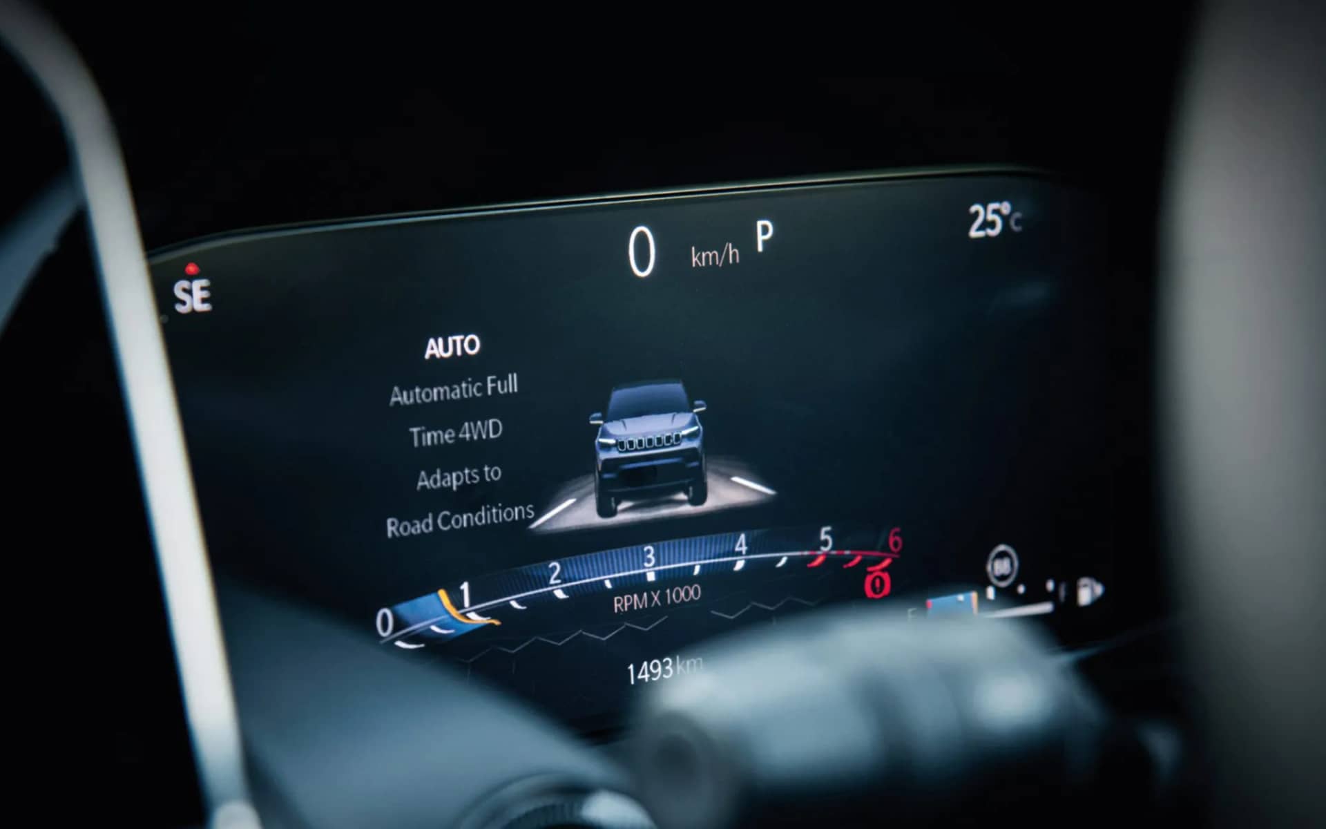 25.9 cm Customisable Instrument Cluster