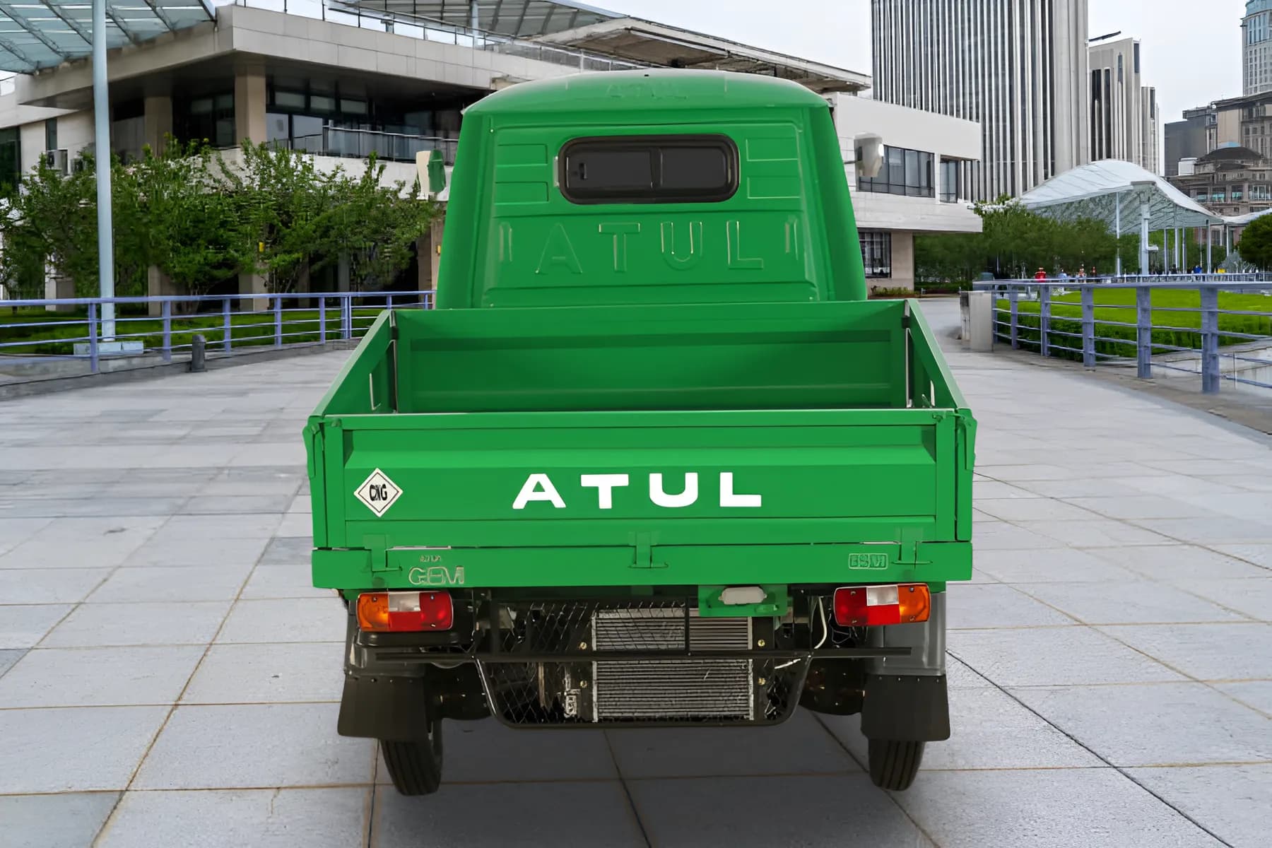Atul Gem Cargo Aqua CNG Rear View