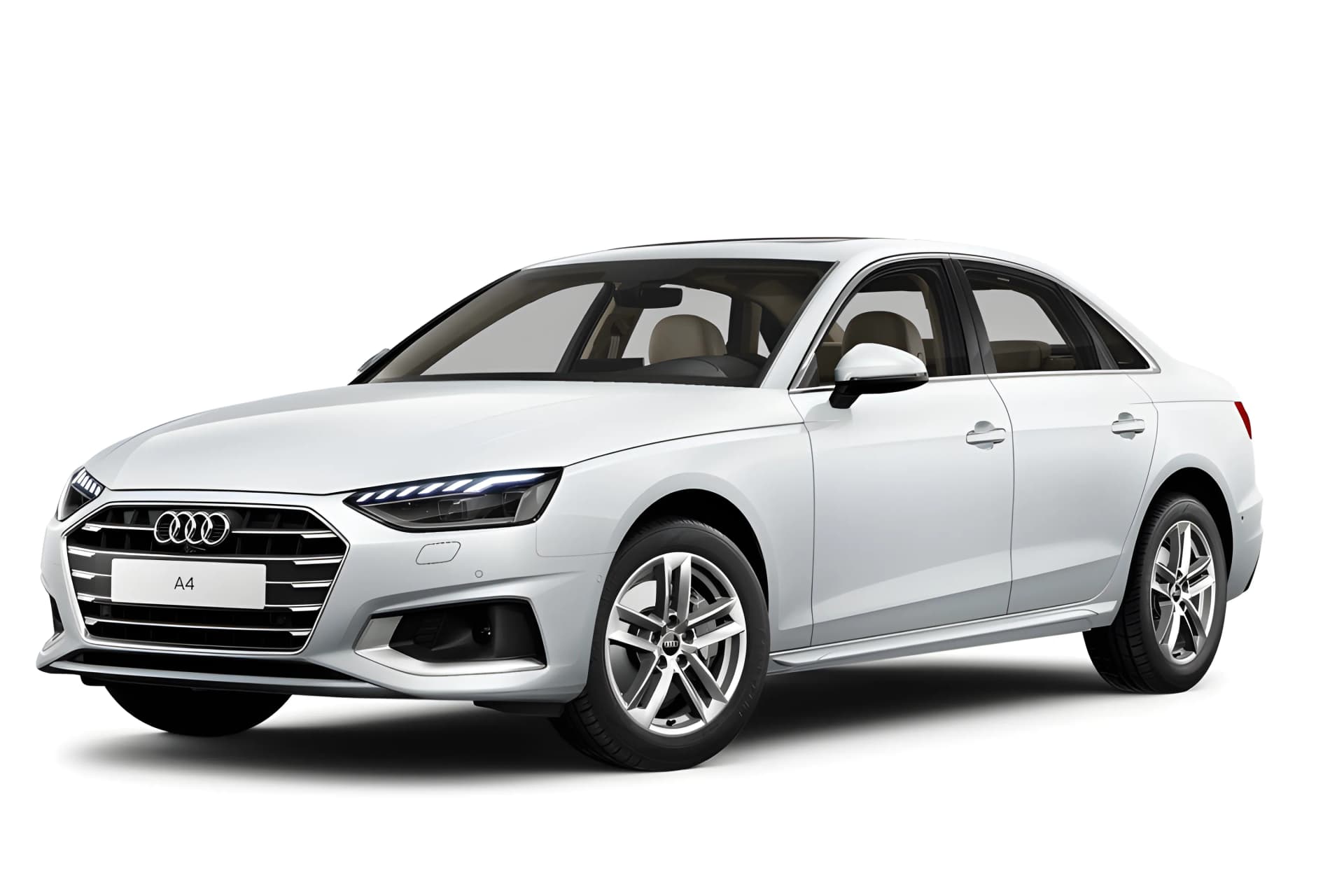 Audi A4 Glacier White Metallic color
