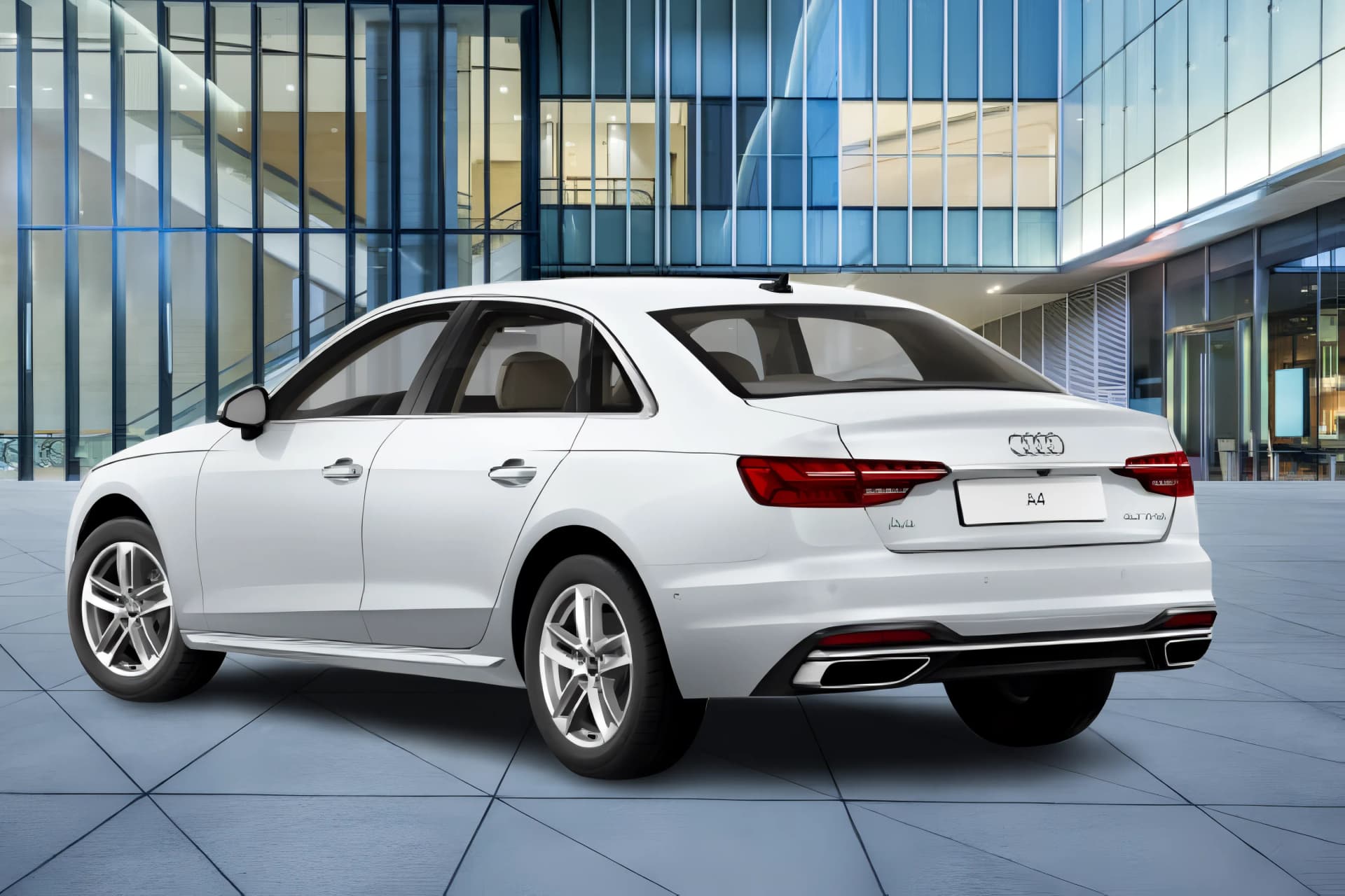 Audi A4 Rear Left View