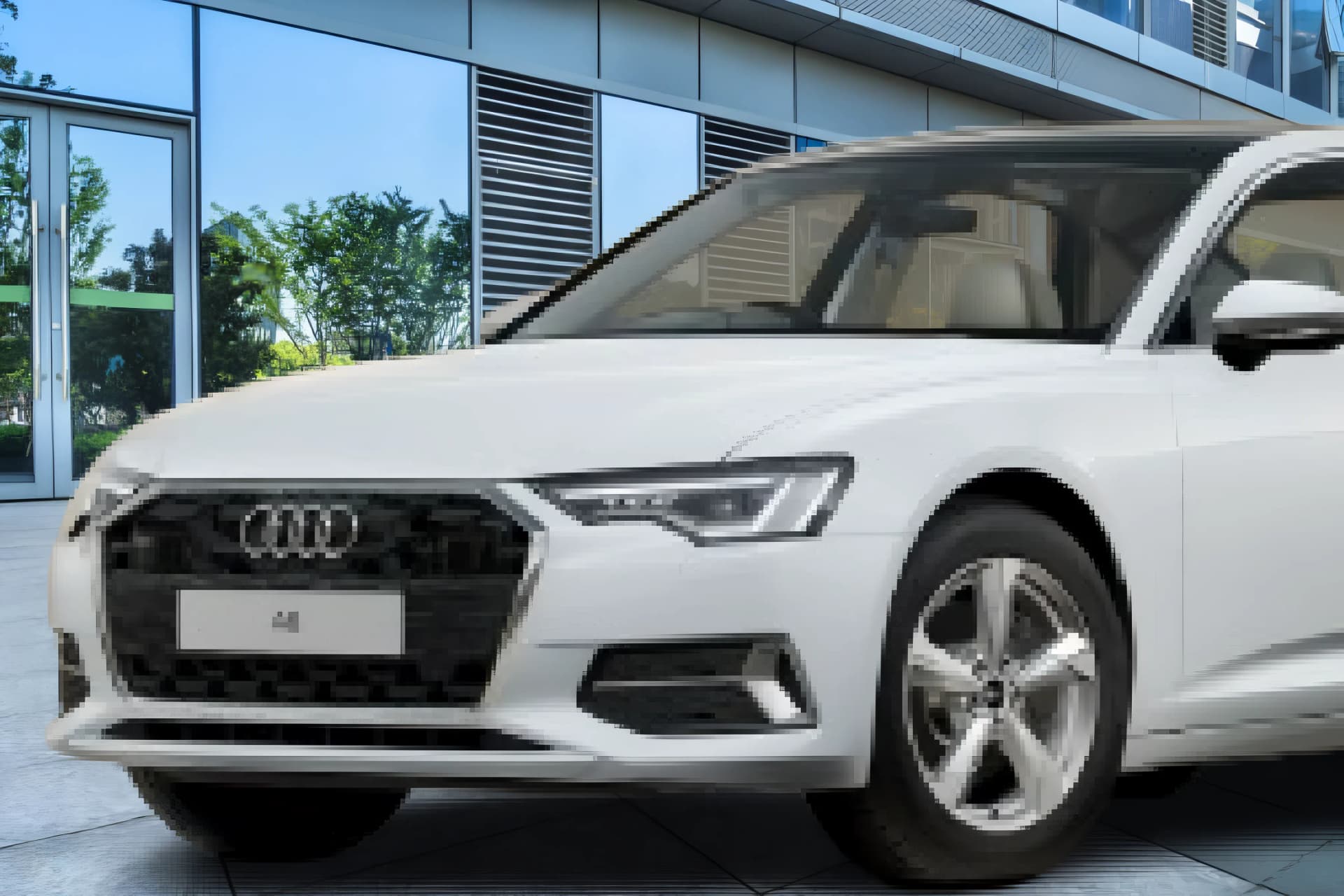 Audi A6 Headlamp View