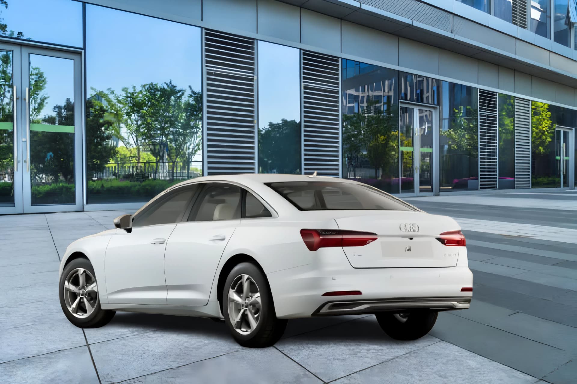 Audi A6 Rear Left View