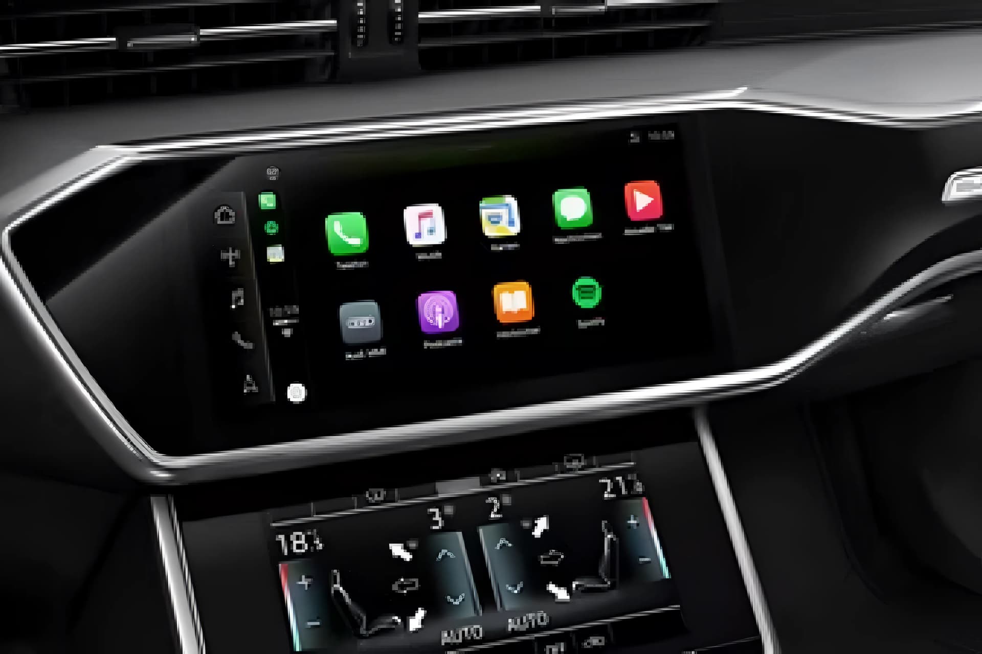 Audi A6 Automatic Climate Control System View