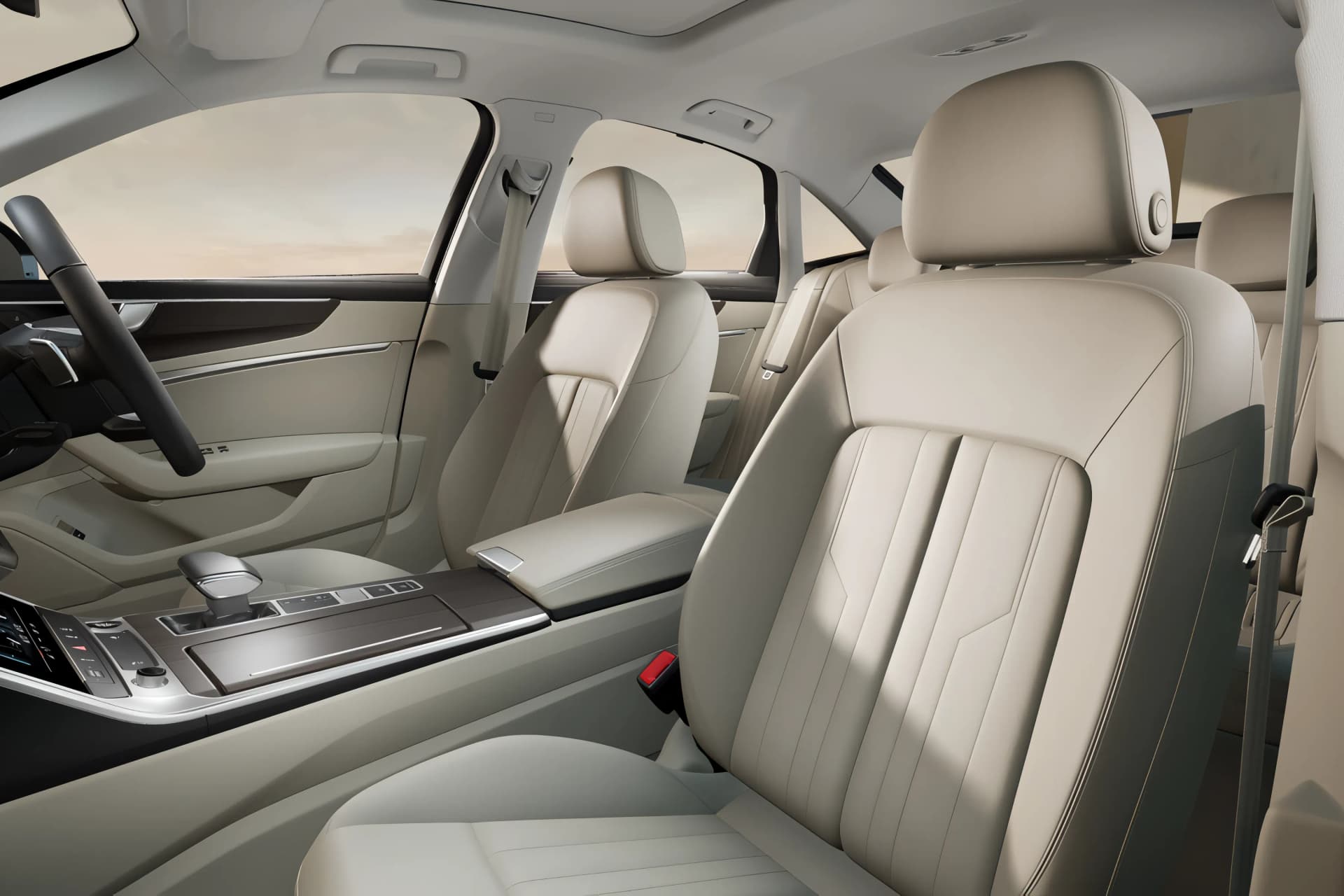 Audi A6 Centre Console Armrest View