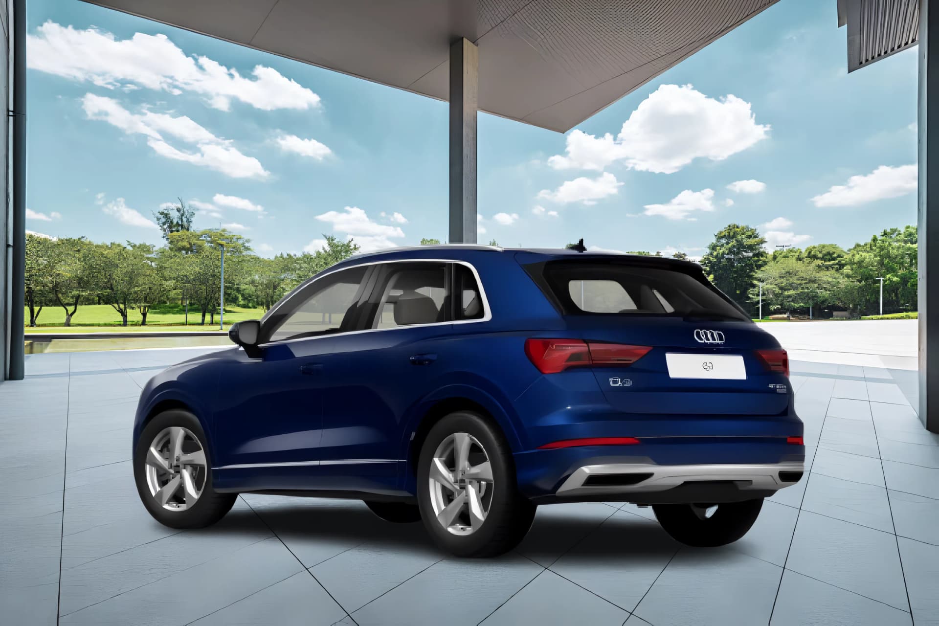 Audi Q3 Rear Left View