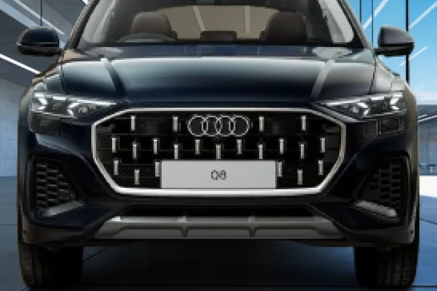 Audi Q8 Front Grille View
