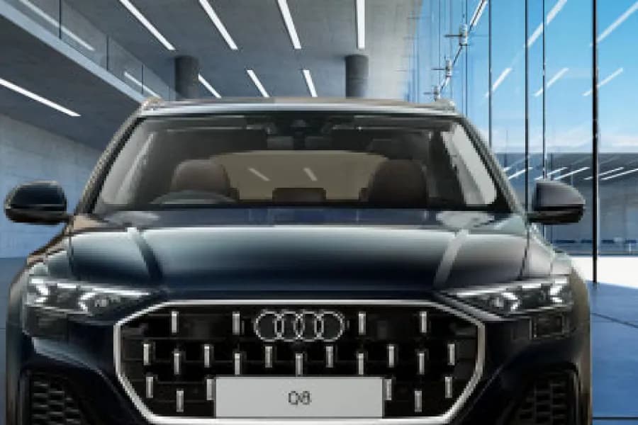 Audi Q8 Front Windshield View
