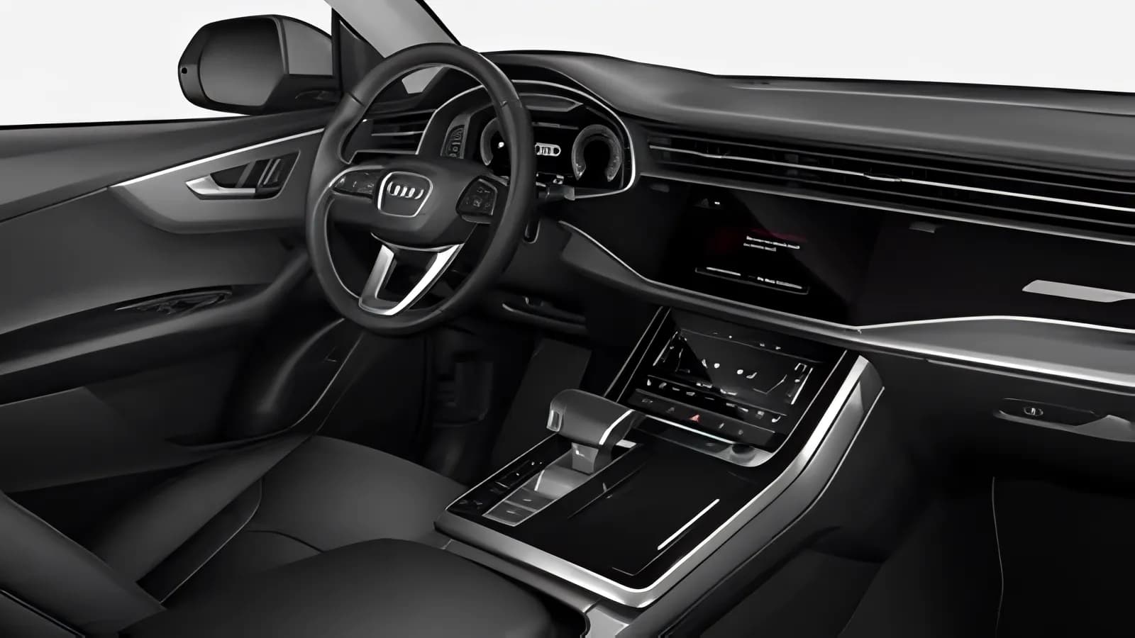 Audi Q8 Steering View
