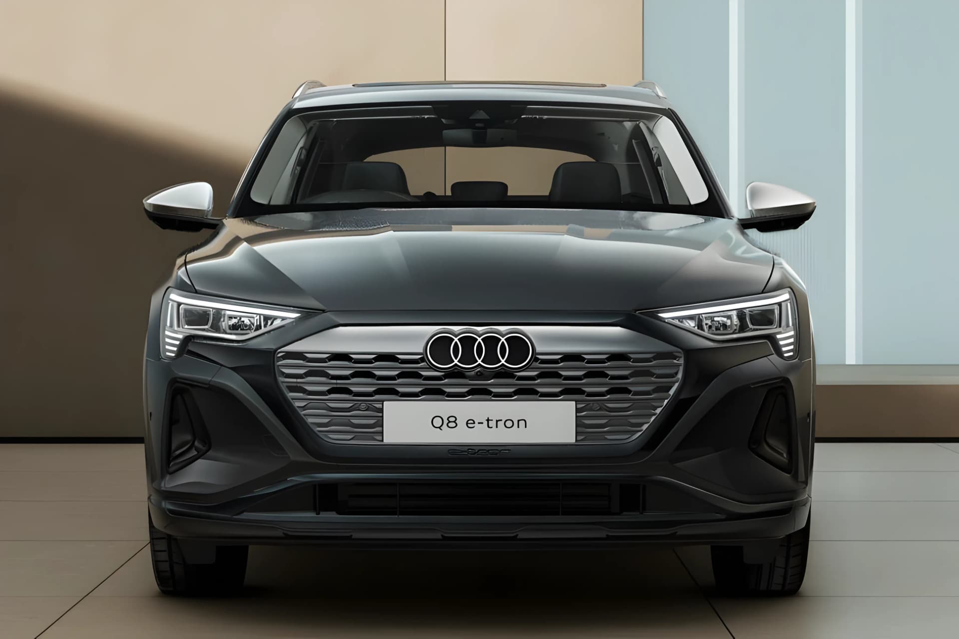 Audi Q8 E Tron Sportback EV Front View
