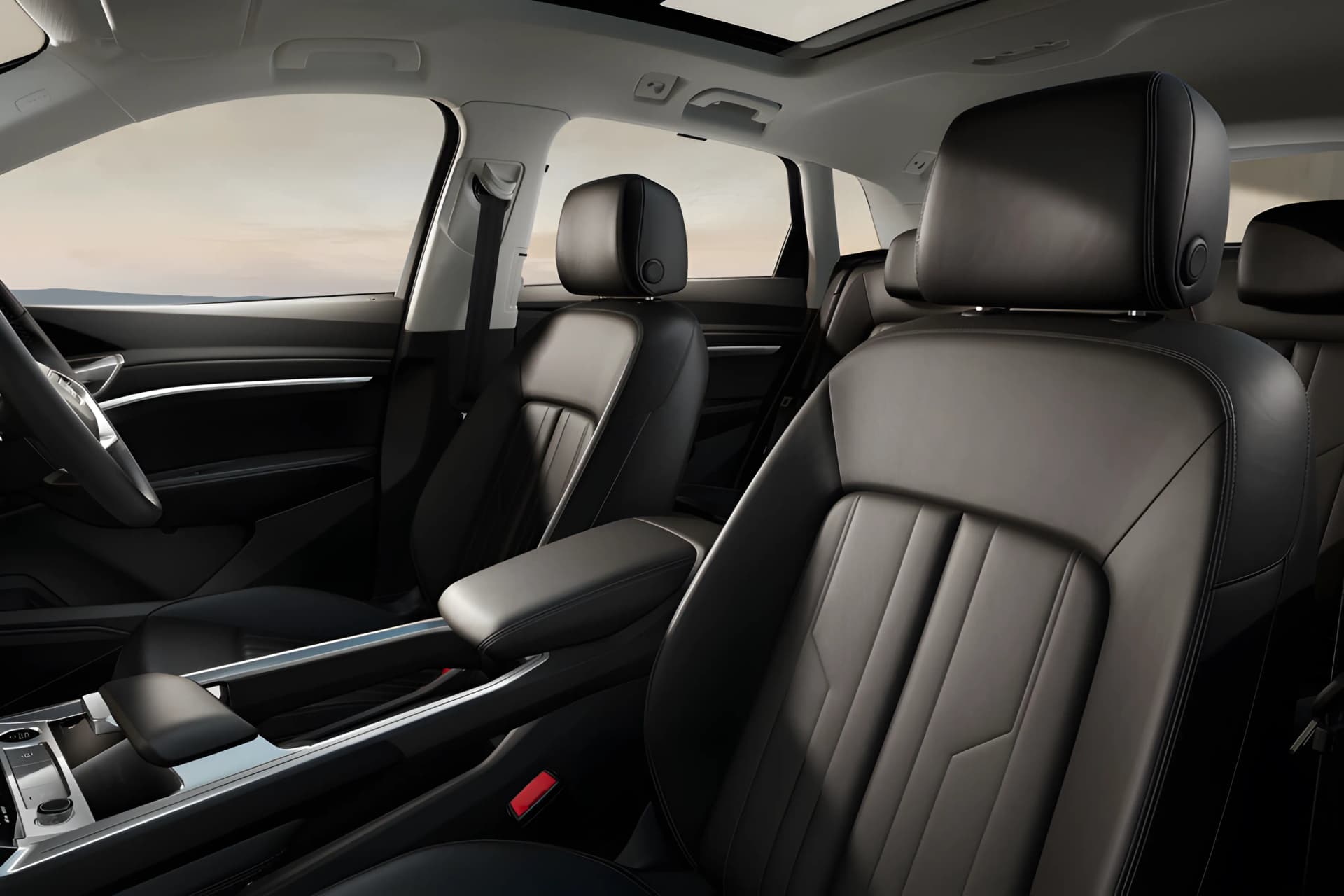 Audi Q8 E Tron Sportback EV Centre Console View