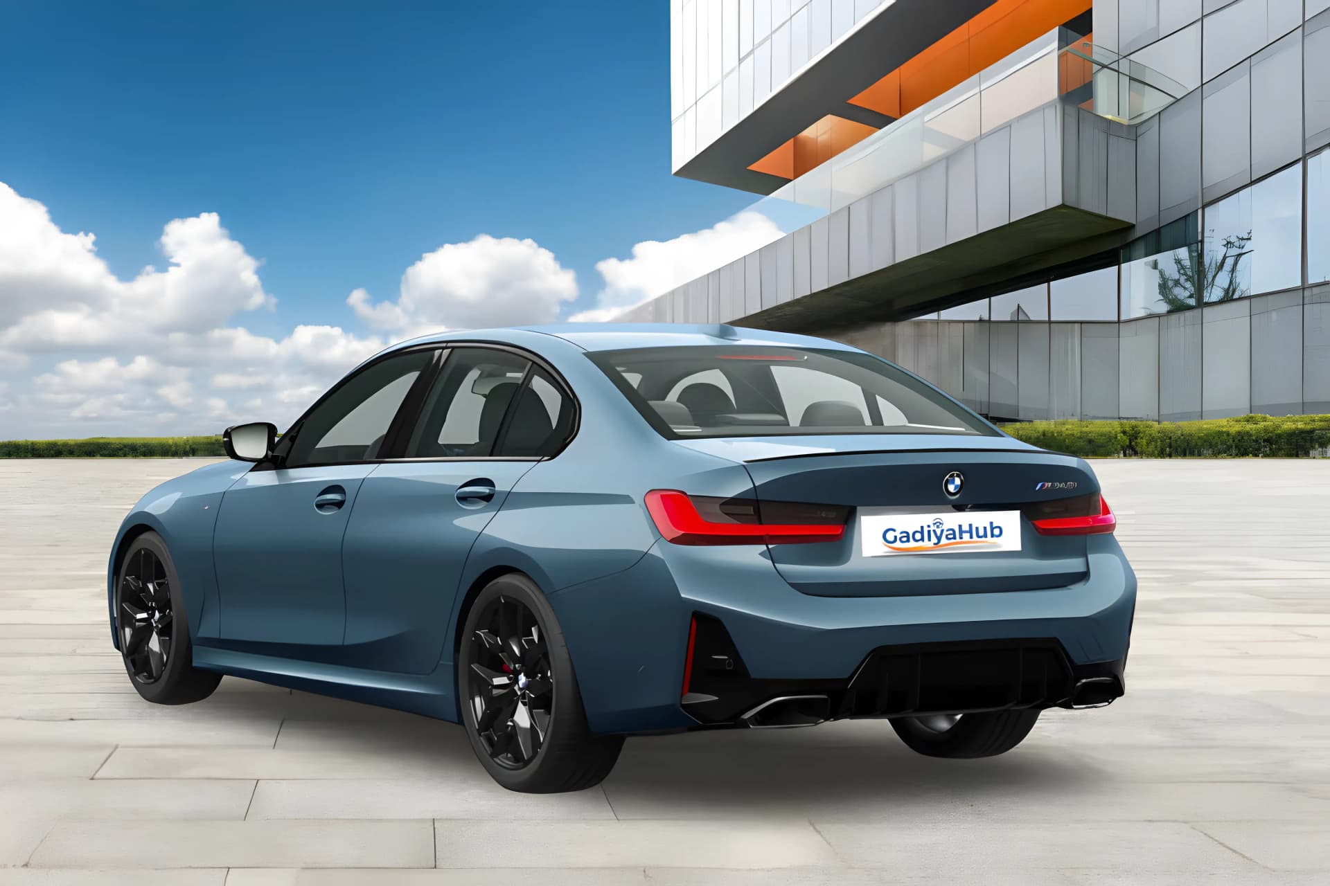 BMW 3 Series Rear Left View
