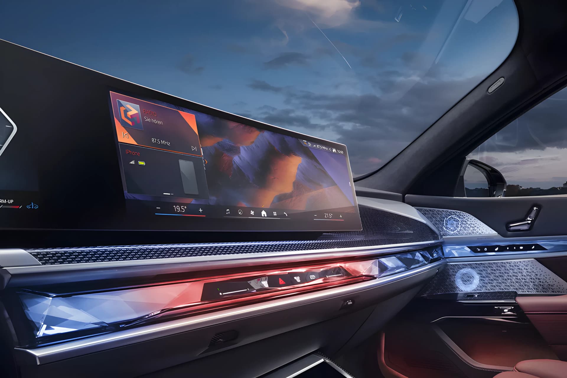 BMW 7 Series Touch Screen View