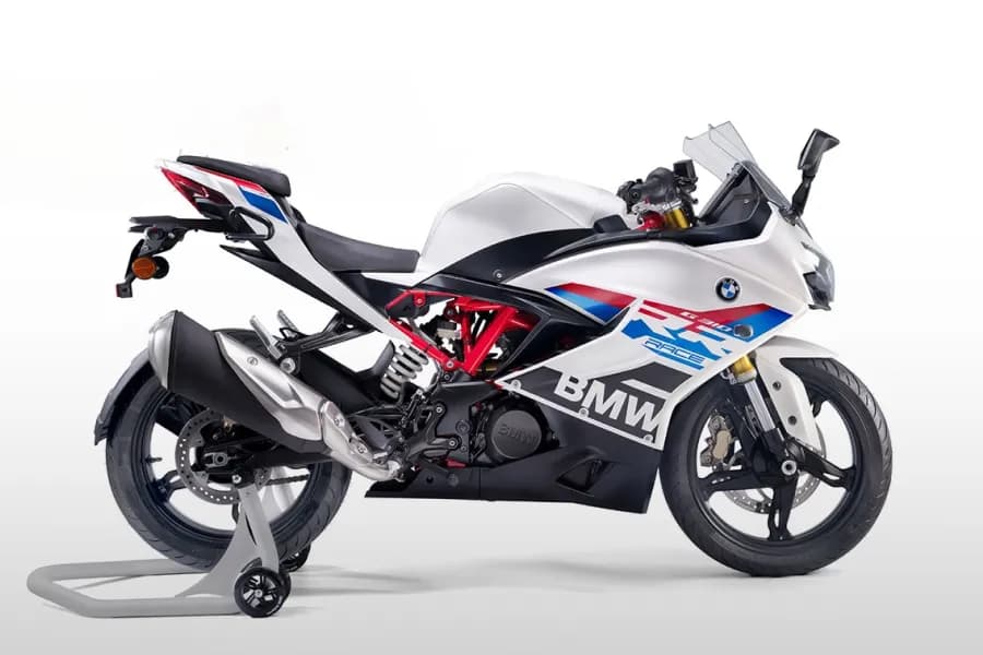 BMW G 310 RR Sport White color