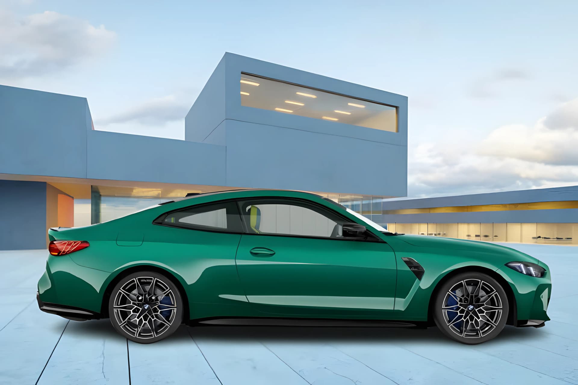 BMW M4 Competition Right Side View