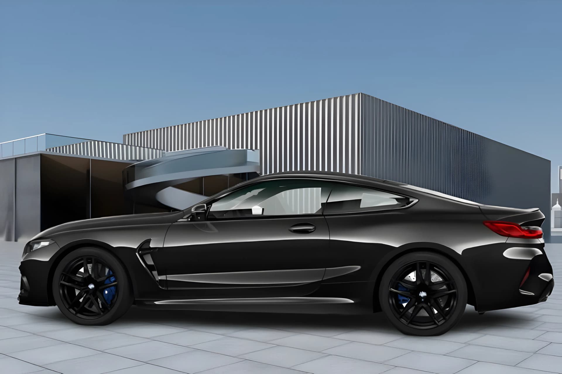 BMW M8 Coupe Competition Left Side View