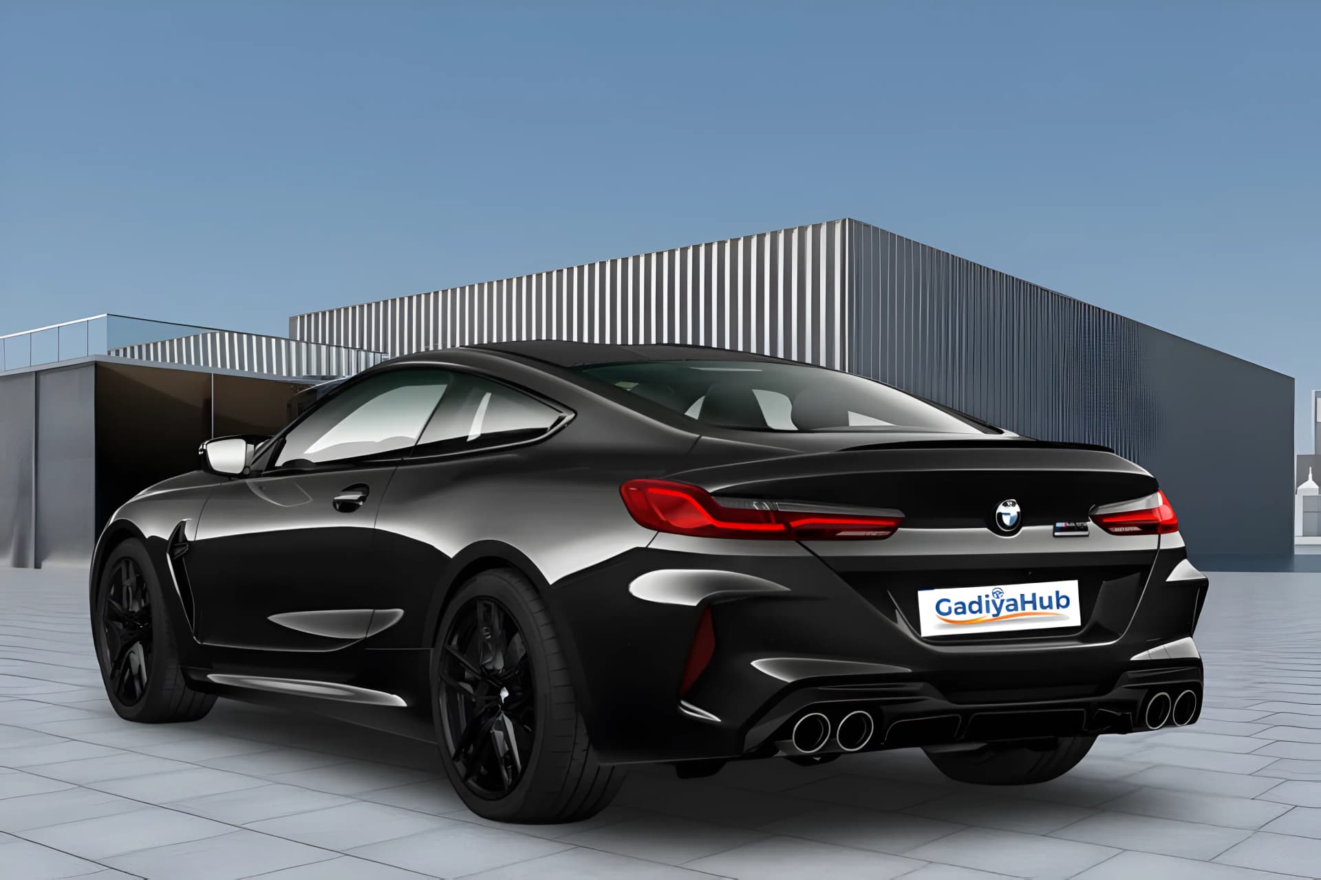BMW M8 Coupe Competition Rear Left View