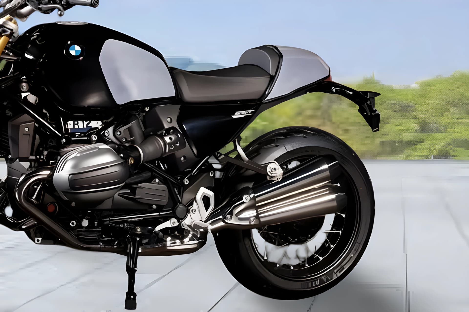 BMW R 12 Nine T Rear Wheel View