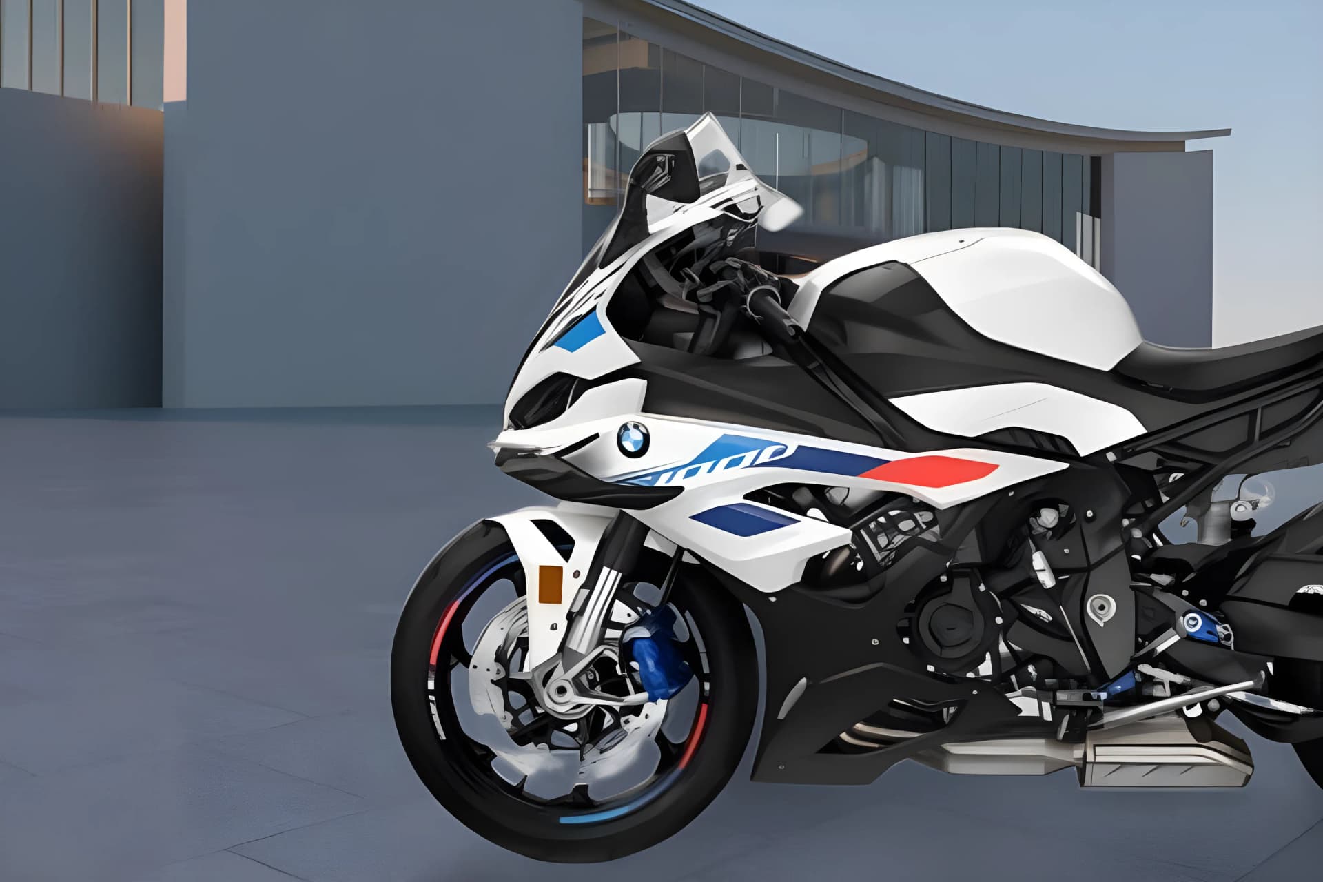 BMW S 1000 RR Fuel Tank View