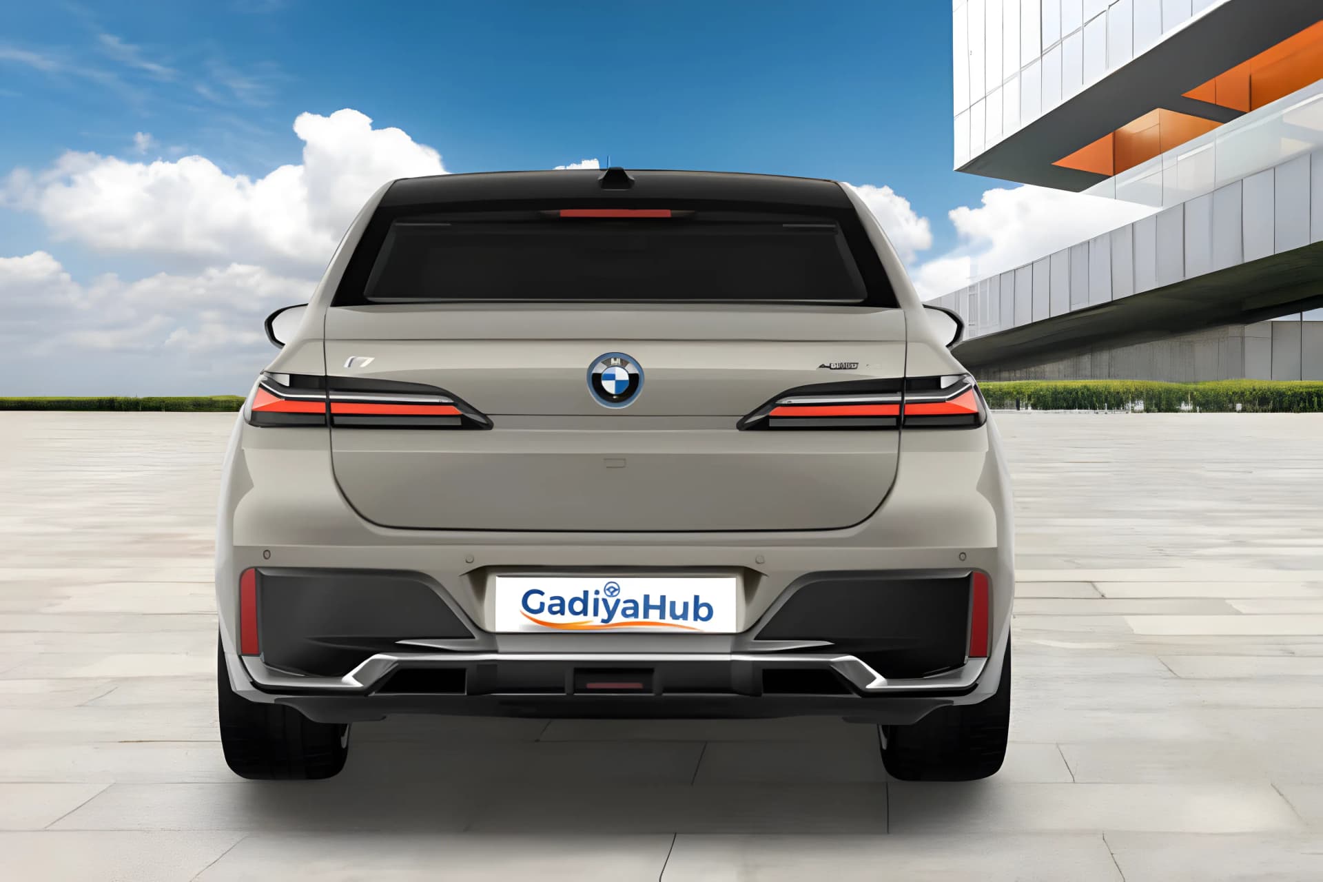 BMW i7 M Electric Rear View