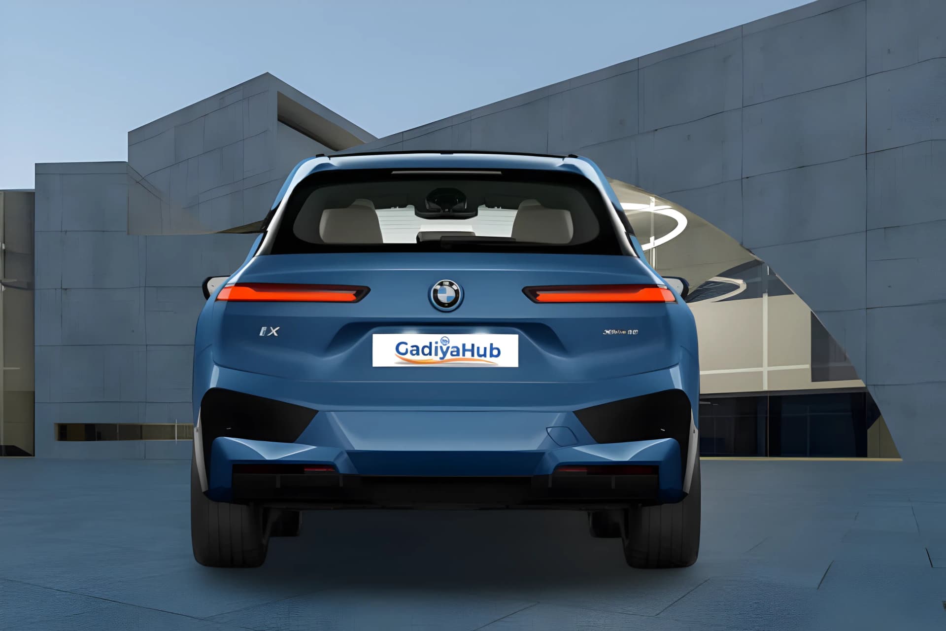 BMW iX EV Rear View