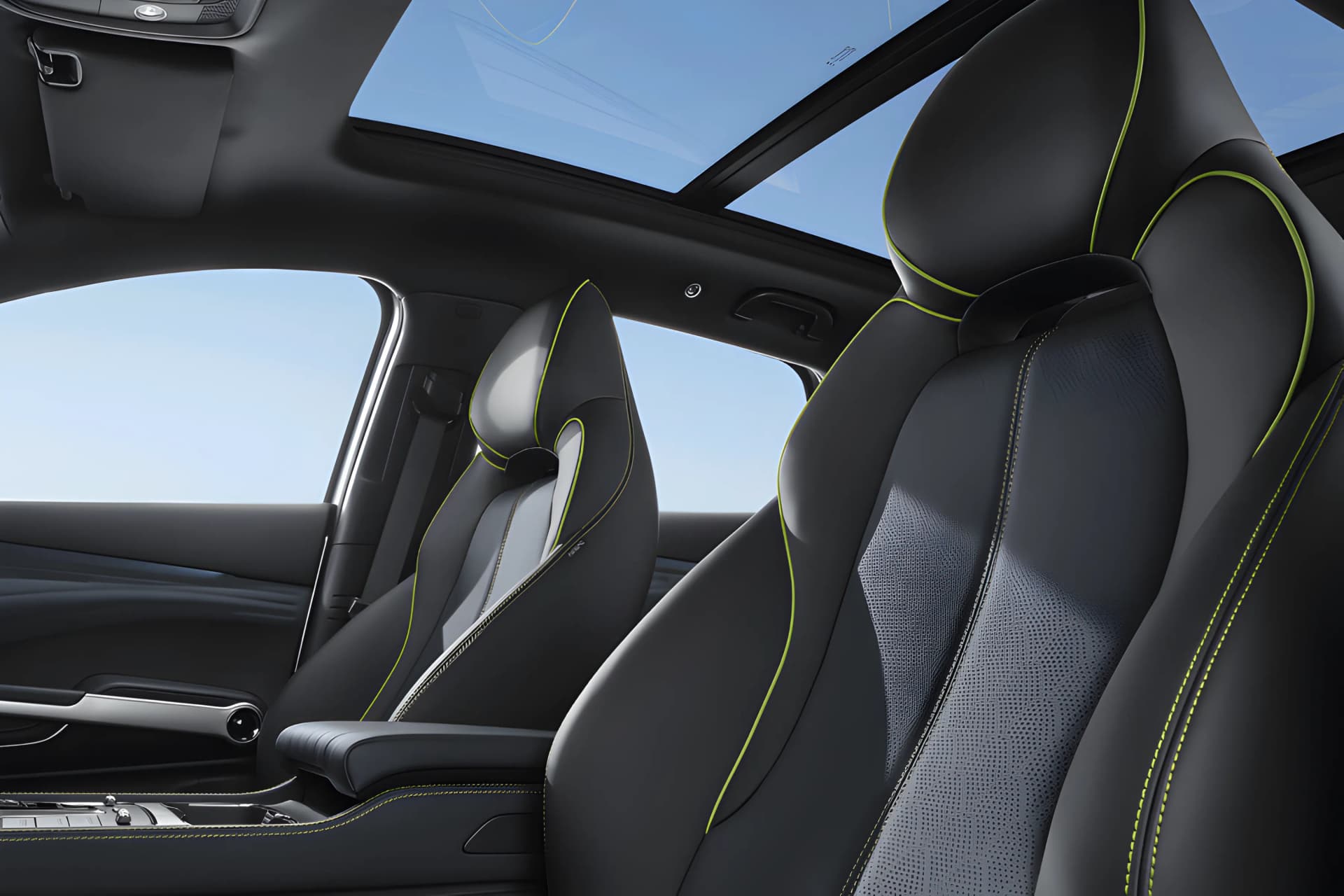 BYD Atto3 Electric Inside Sunroof View