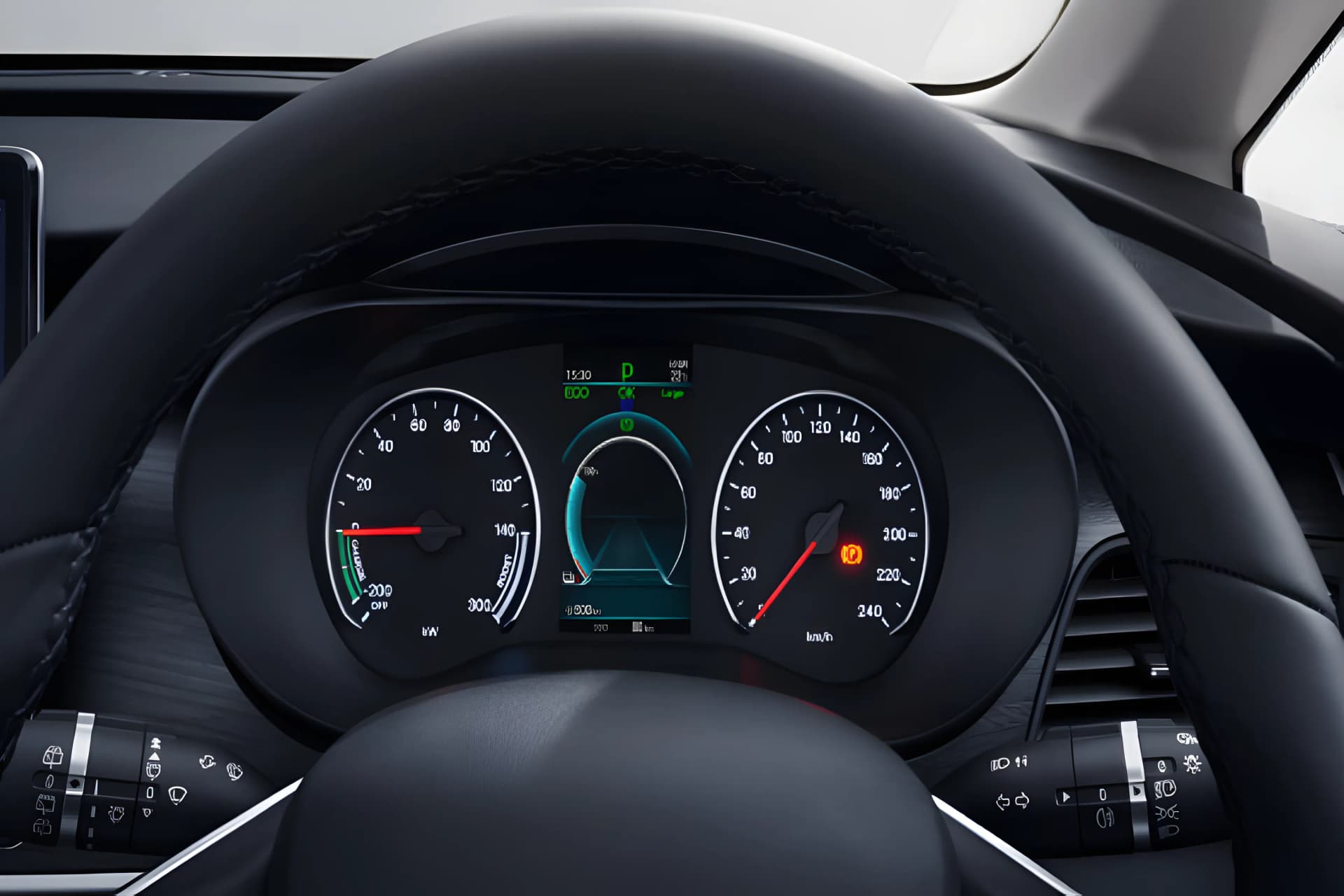BYD eMax 7 Electric Digital Cluster View