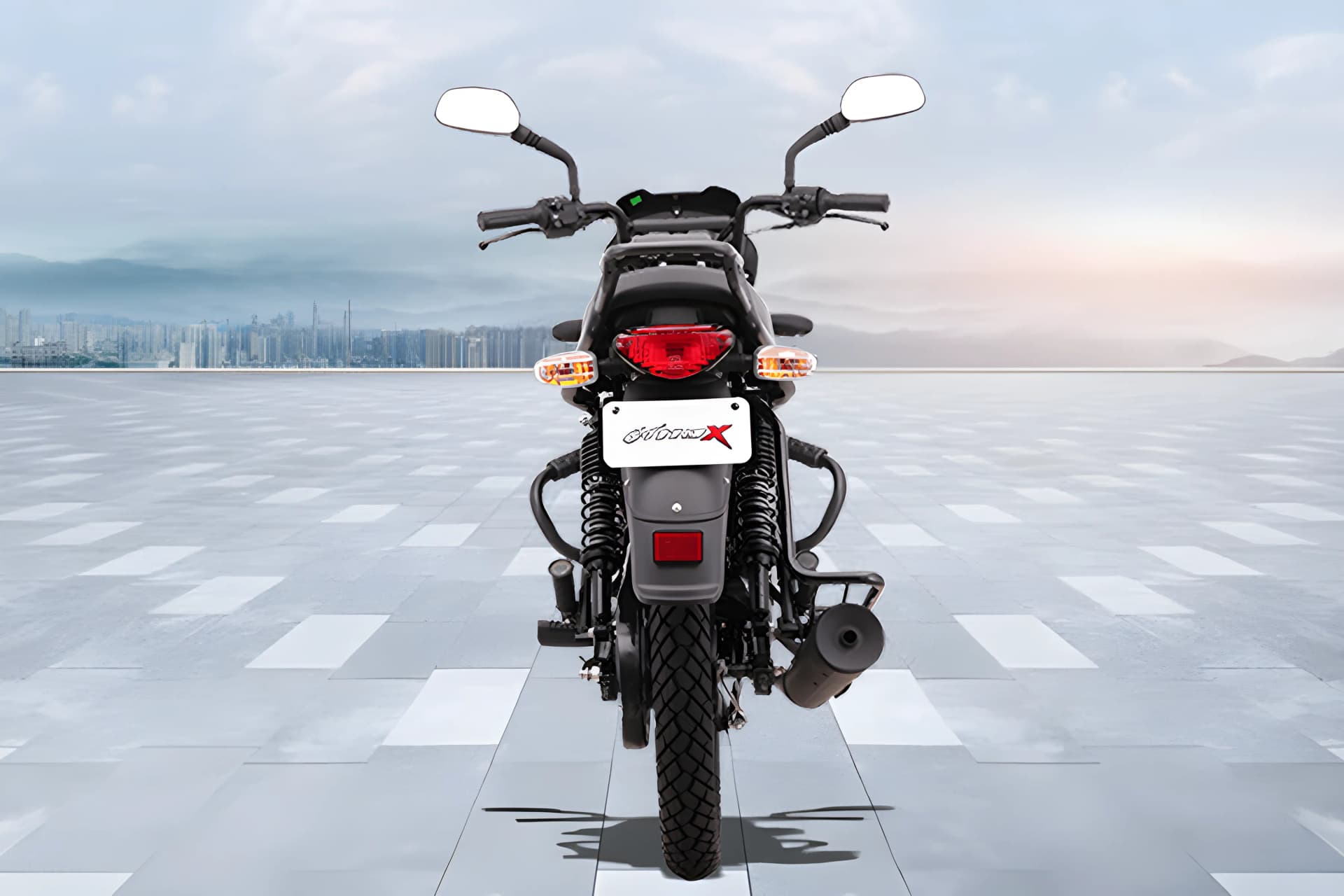 Bajaj CT 110X Rear View
