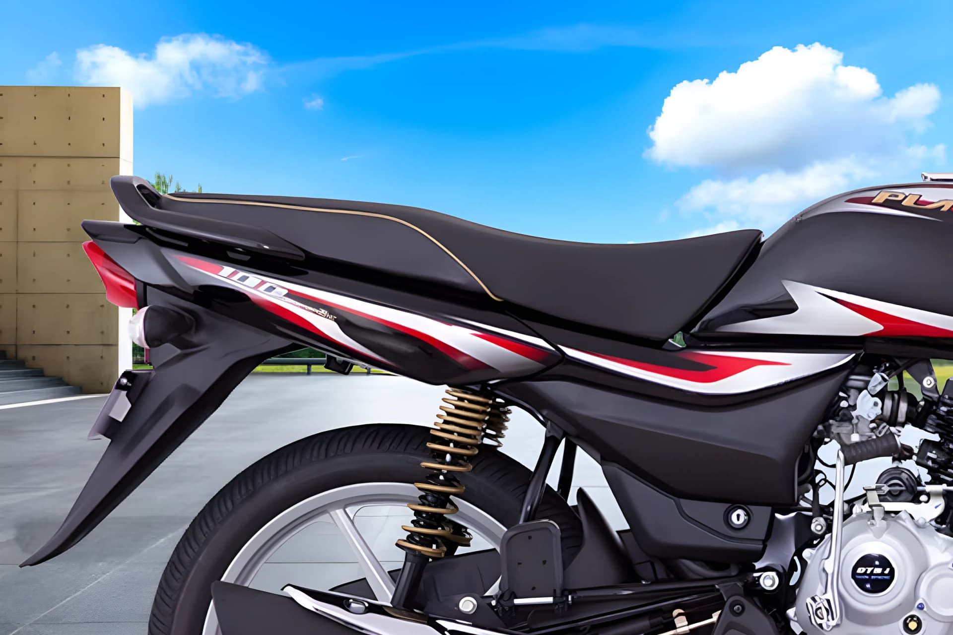 Bajaj Platina 100 Seat View
