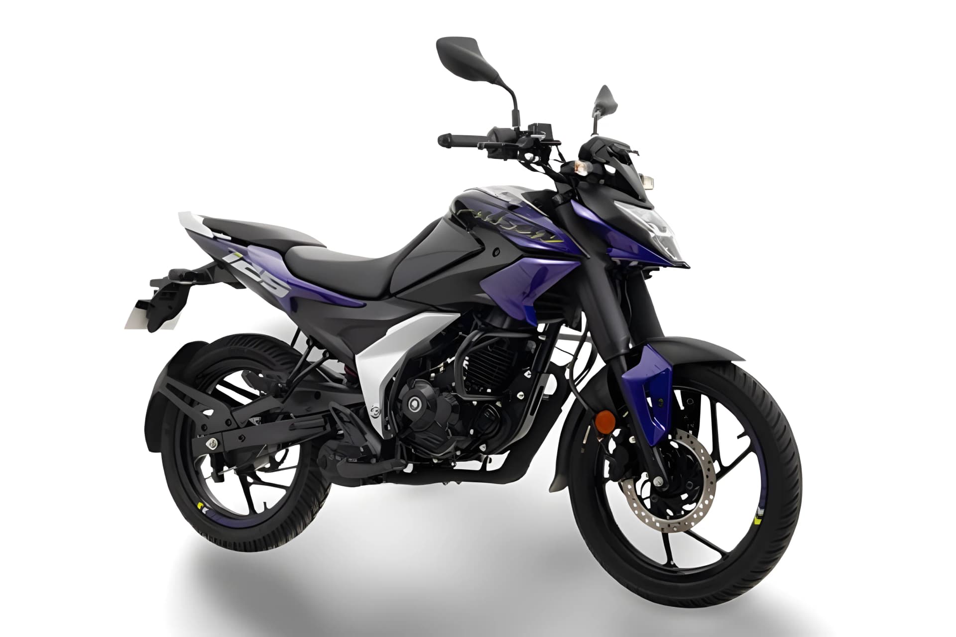 Bajaj Pulsar N125 Ebony black - Purple Fury color