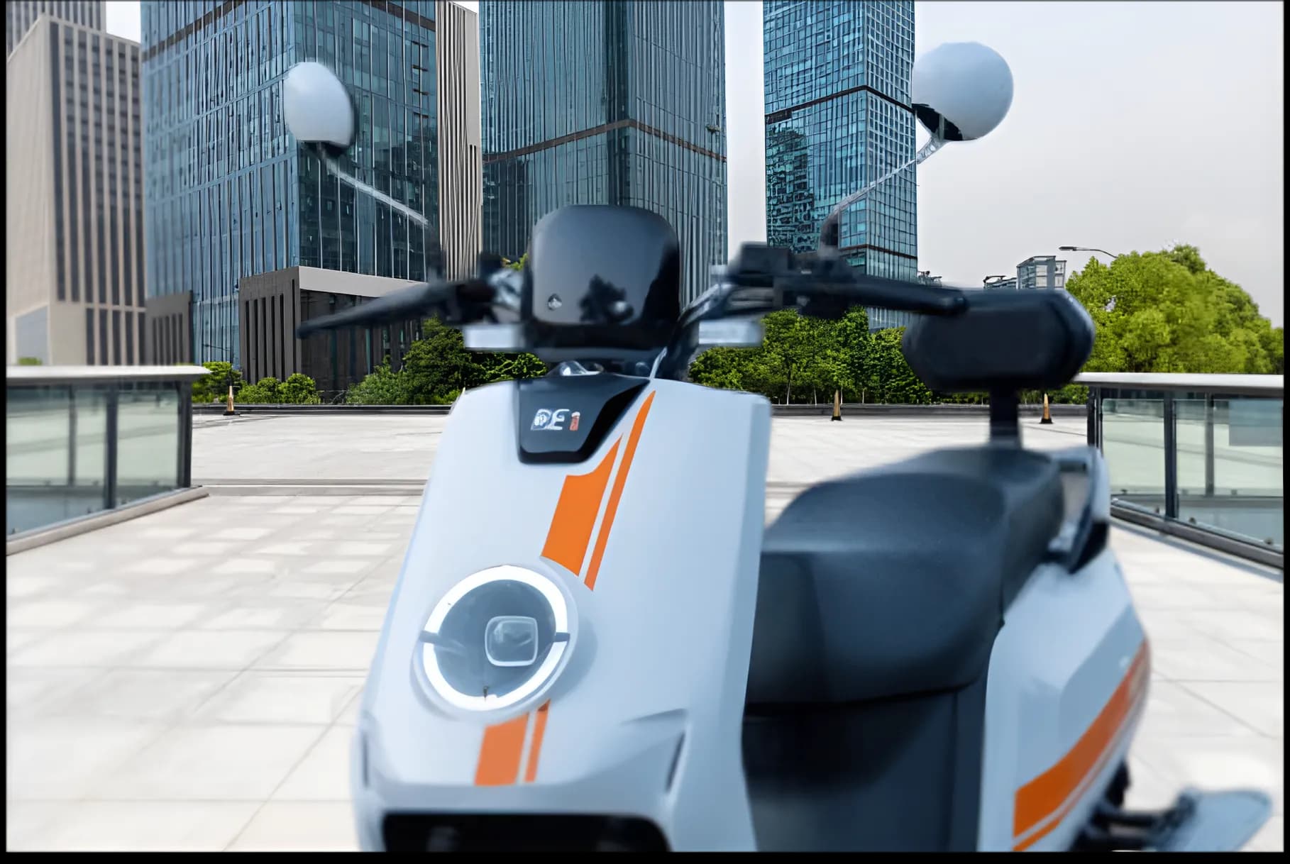 Batt RE One EV Headlight View