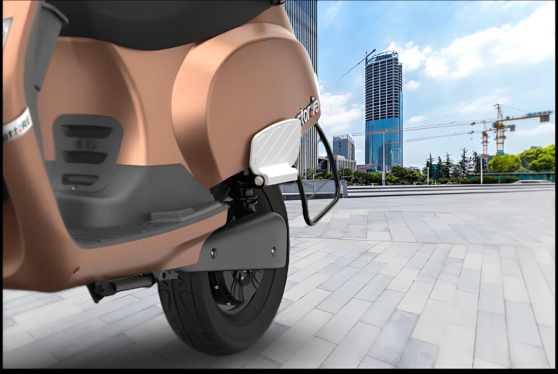 Batt RE Storie Electric Rear Tyre View