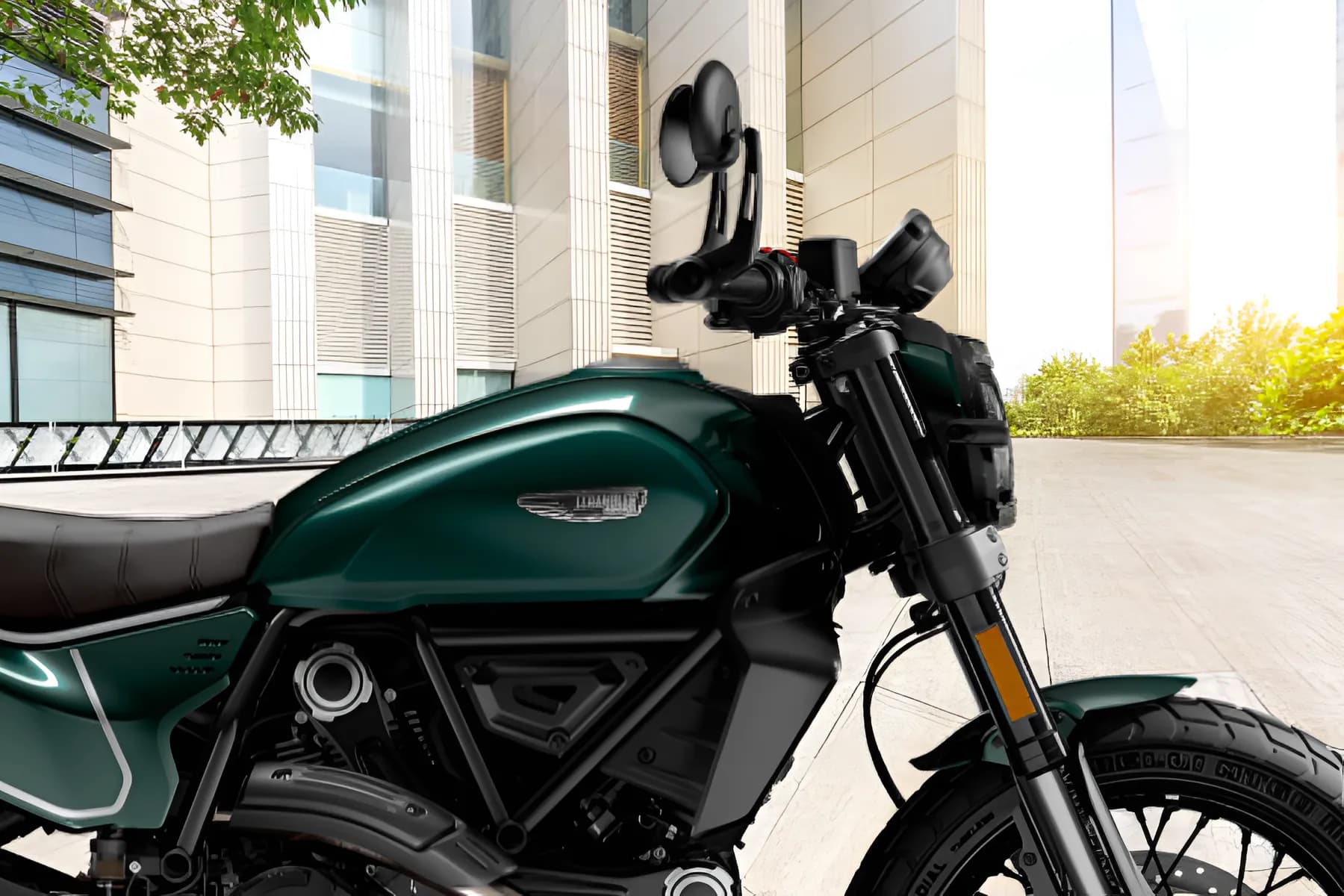 Ducati Scrambler Nightshift Fuel Tank View