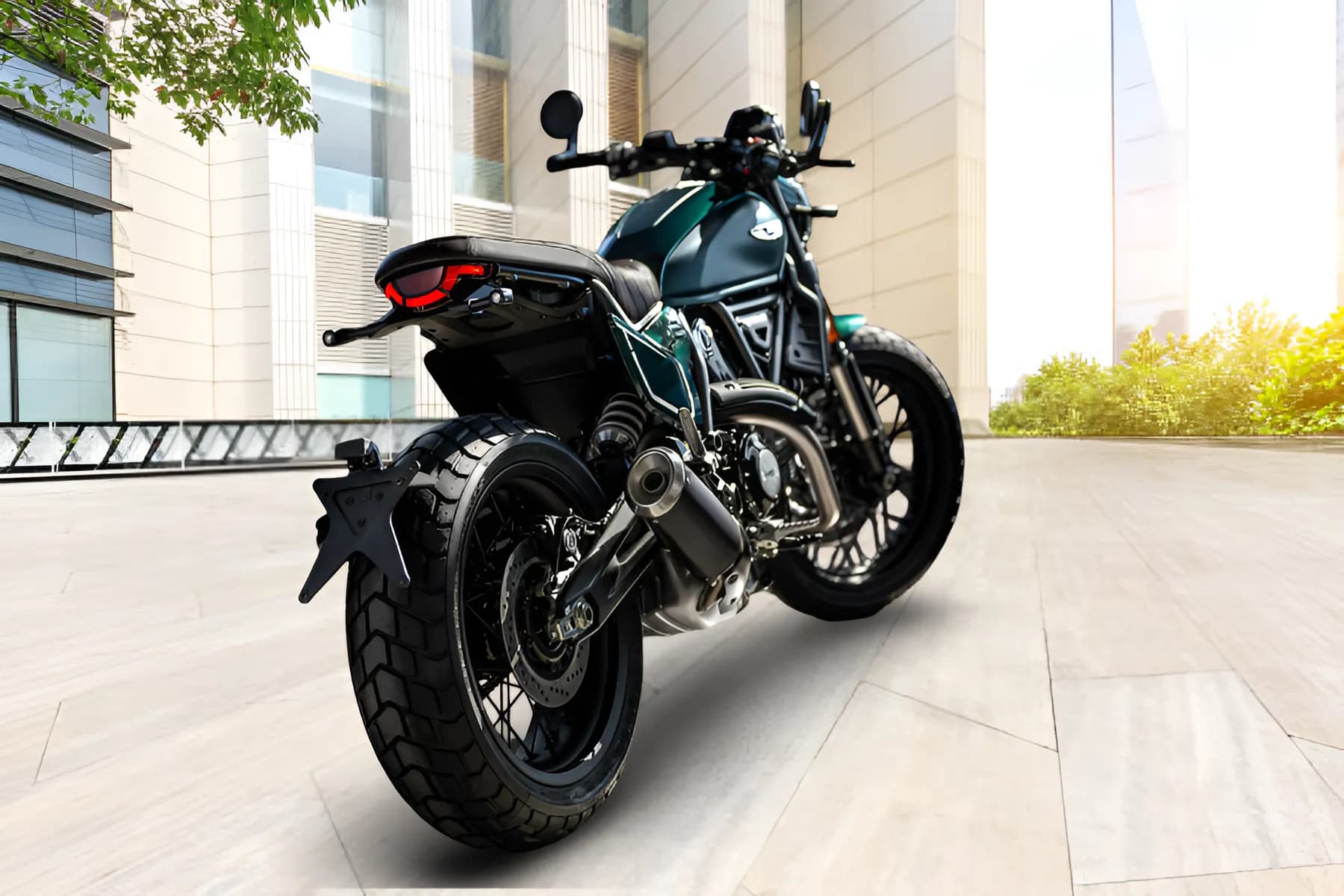 Ducati Scrambler Nightshift Rear View