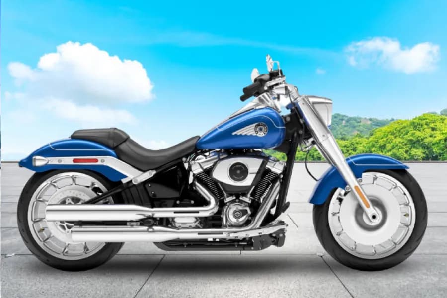 Harley Davidson Fat Boy Right Side View
