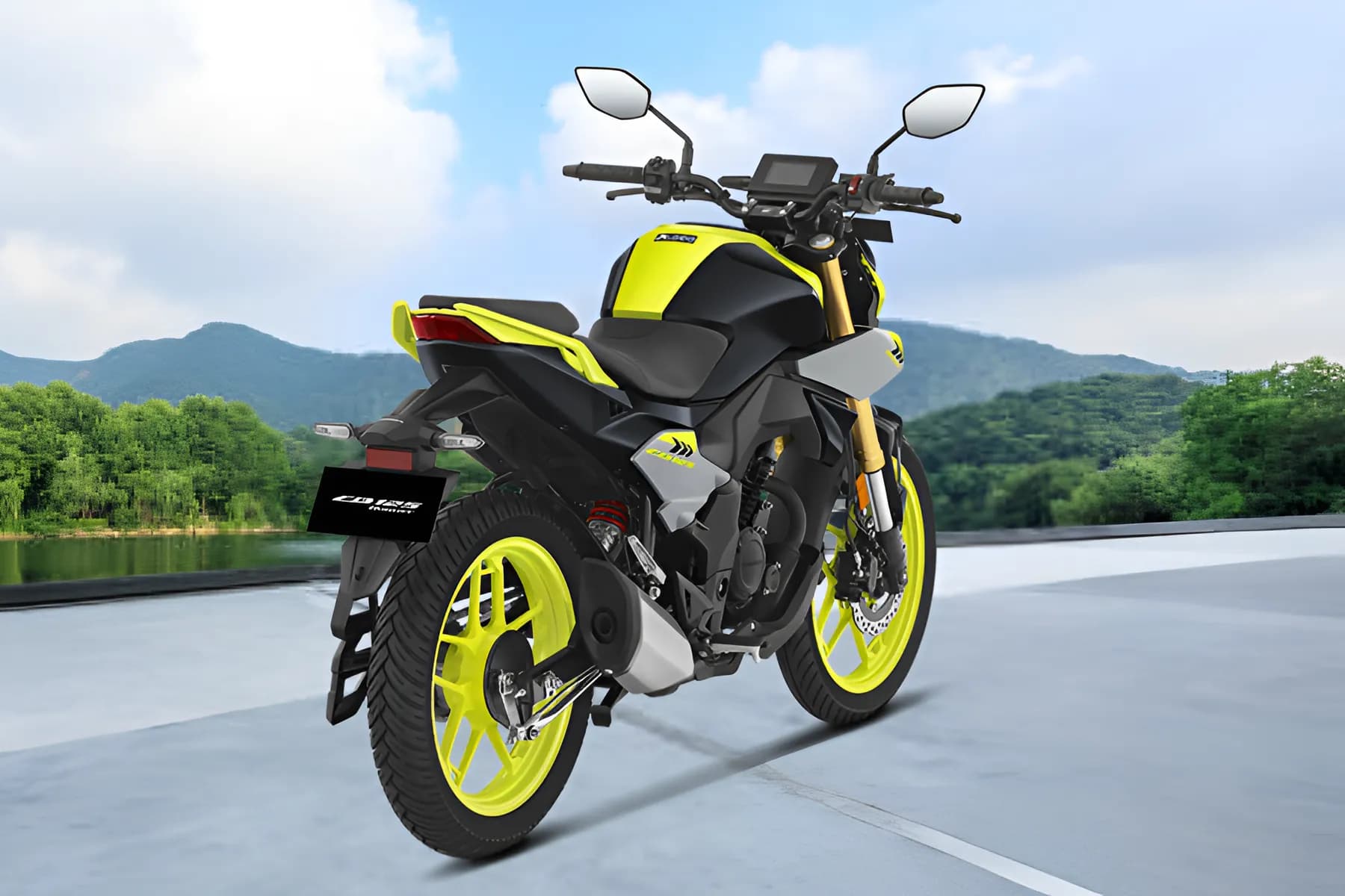 Honda CB 125 Hornet Rear Right Side View