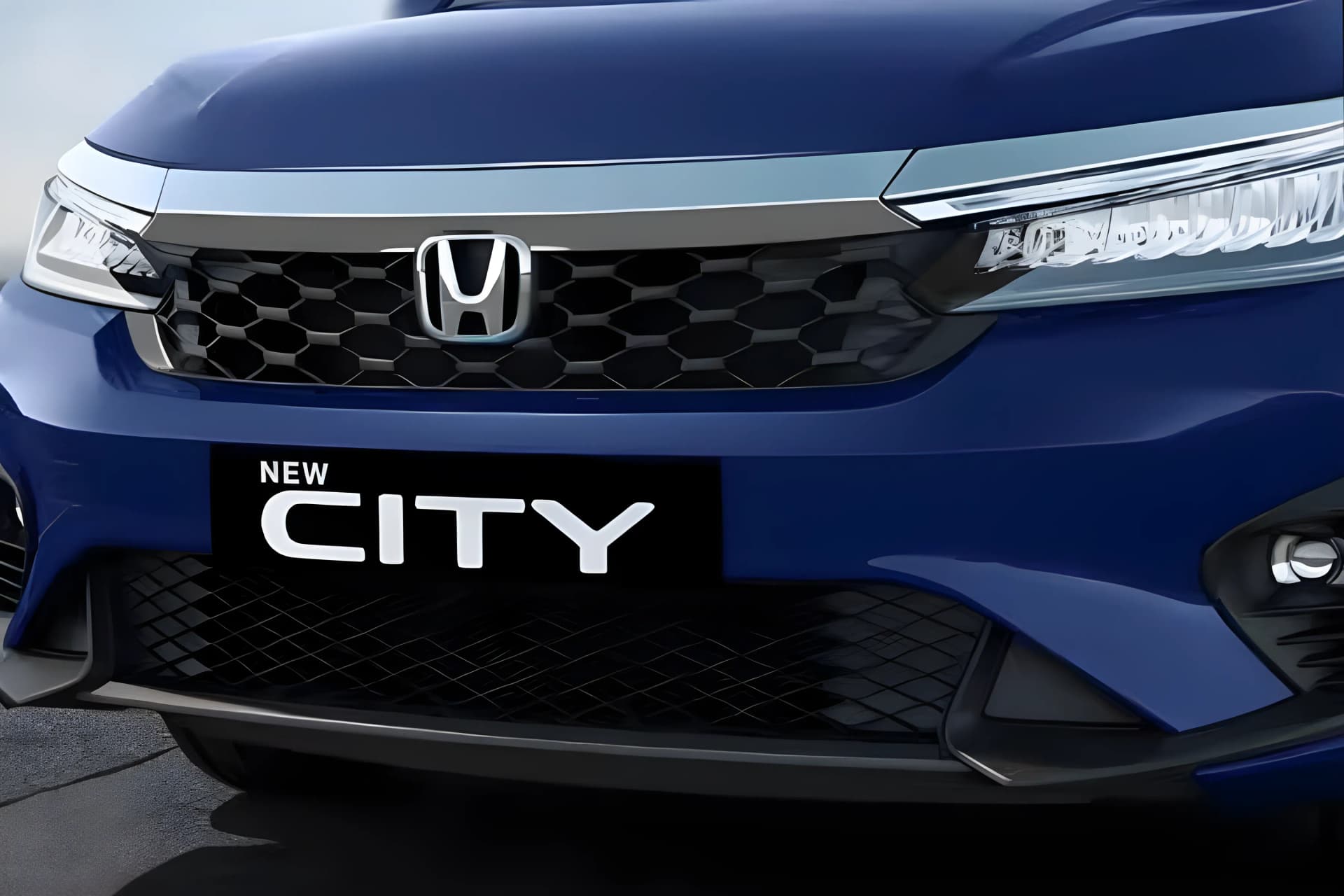 Honda City Front Grille View