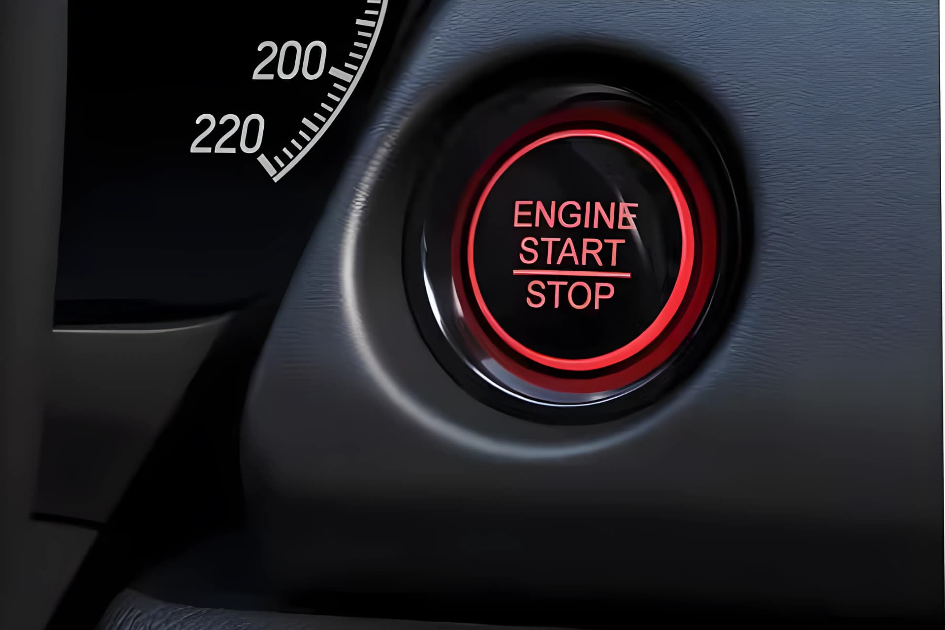 Honda City Engine Start/Stop Button View