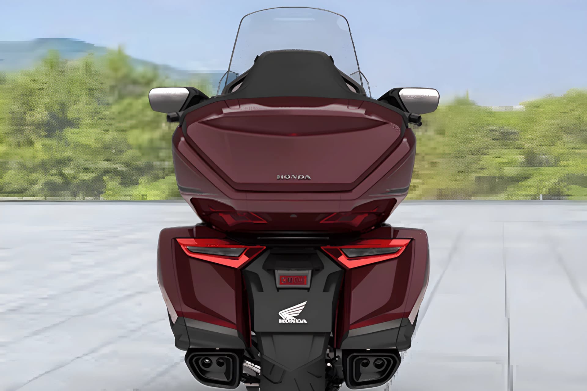 Honda Goldwing Tour Rear Indicator View