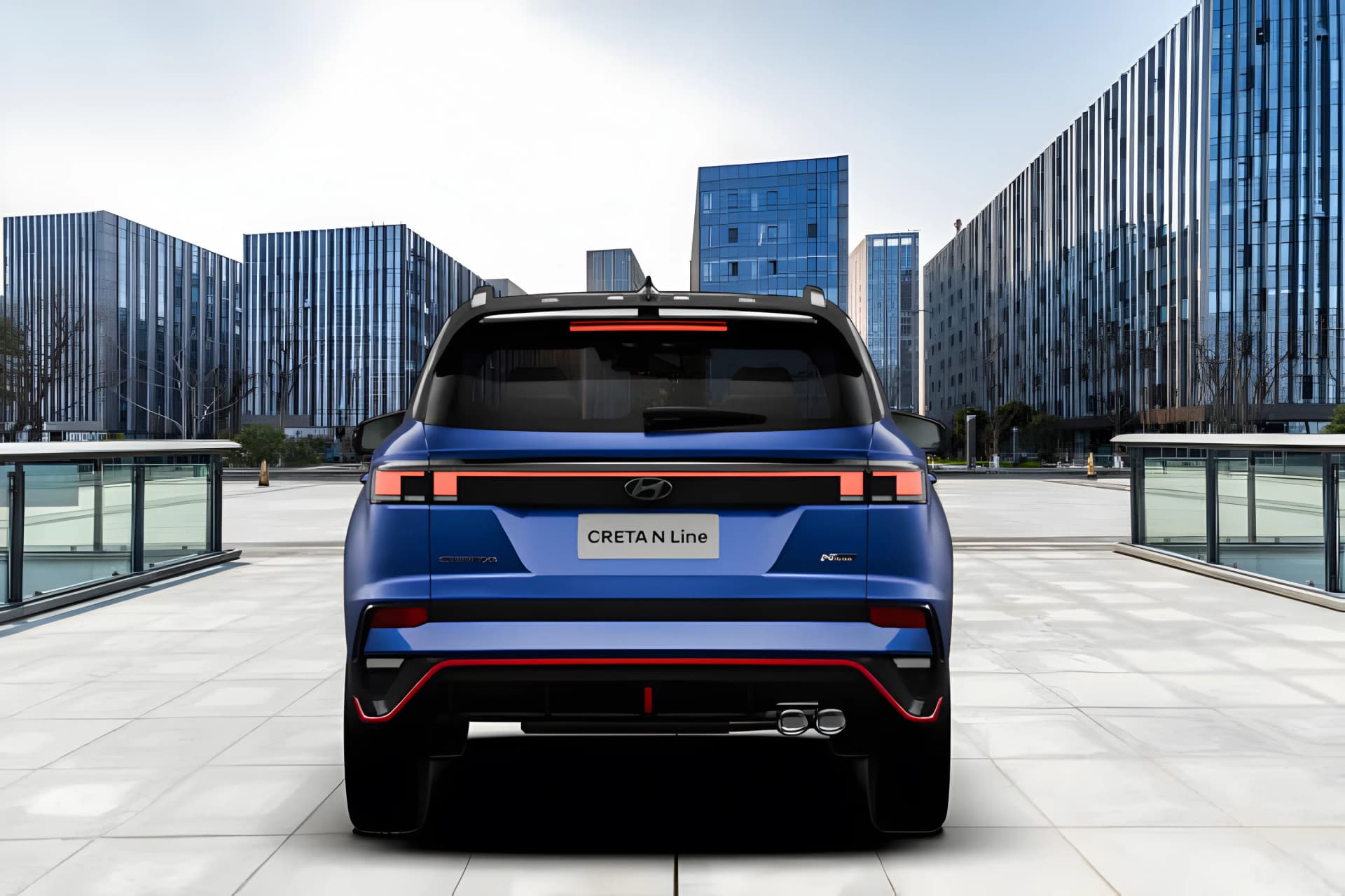 Hyundai Creta N Line Rear View