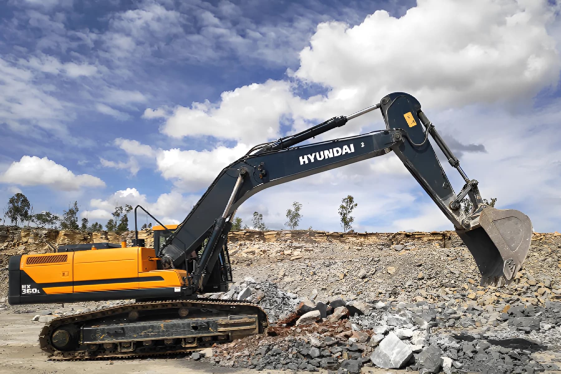 Hyundai HX 360L Boom View