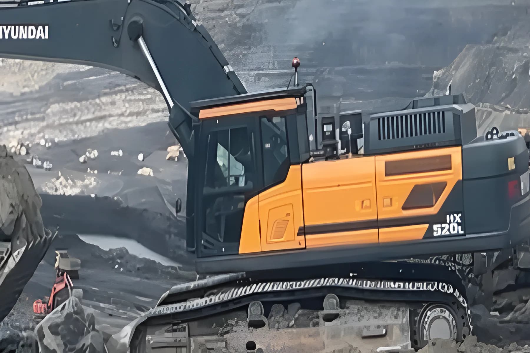 Hyundai HX 520L Operator Cabin View