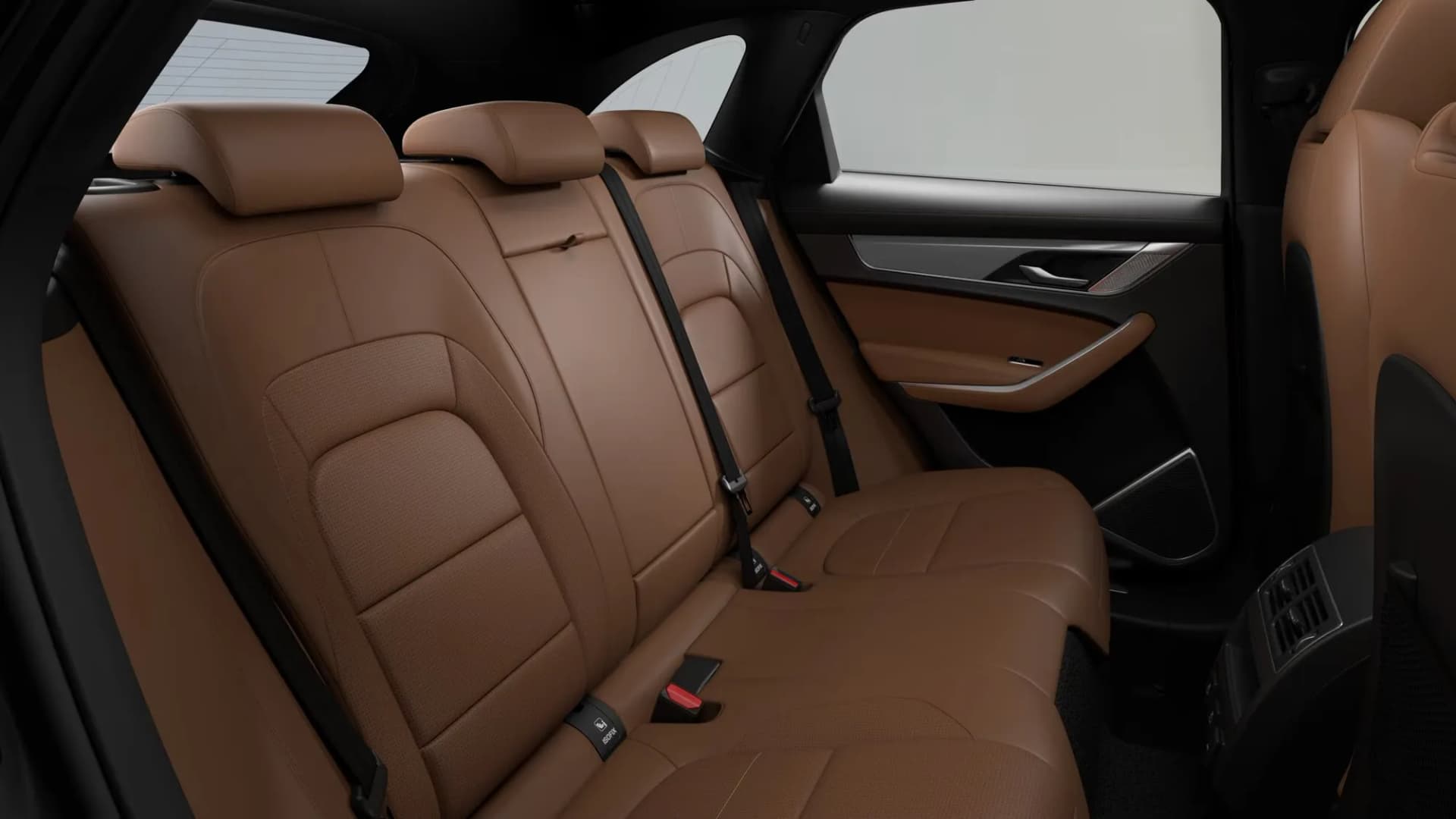 Jaguar F Pace Rear Seat View