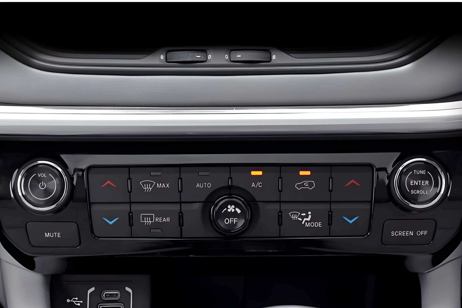 Jeep Meridian Automatic Climate Control View
