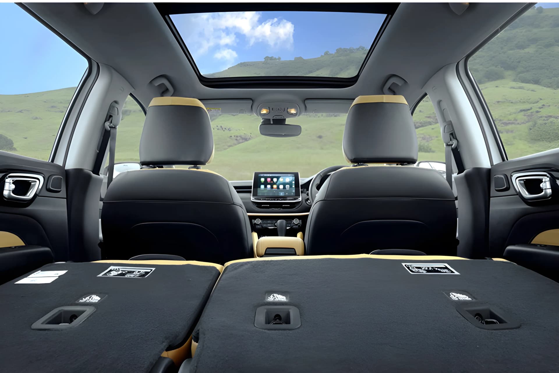 Jeep Meridian Seat Folded View