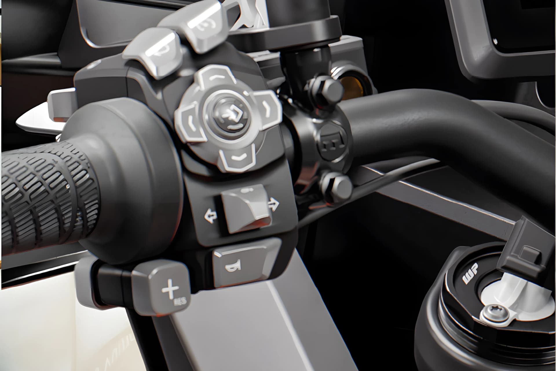 KTM 1290 Super Adventure S Handlebar View