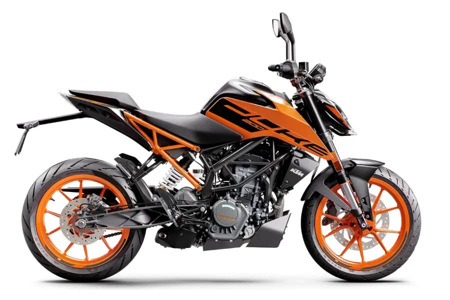 KTM 200 Duke Electronic Orange color