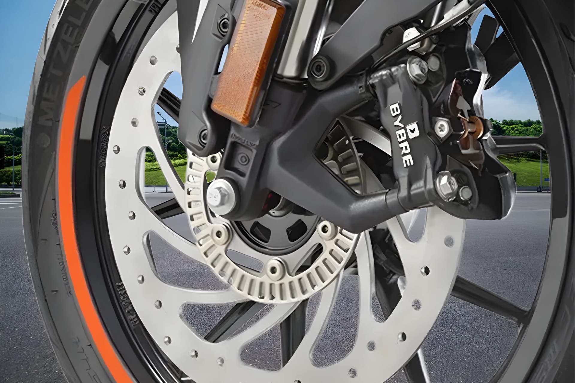 KTM 160 Duke Front Disc Brake View